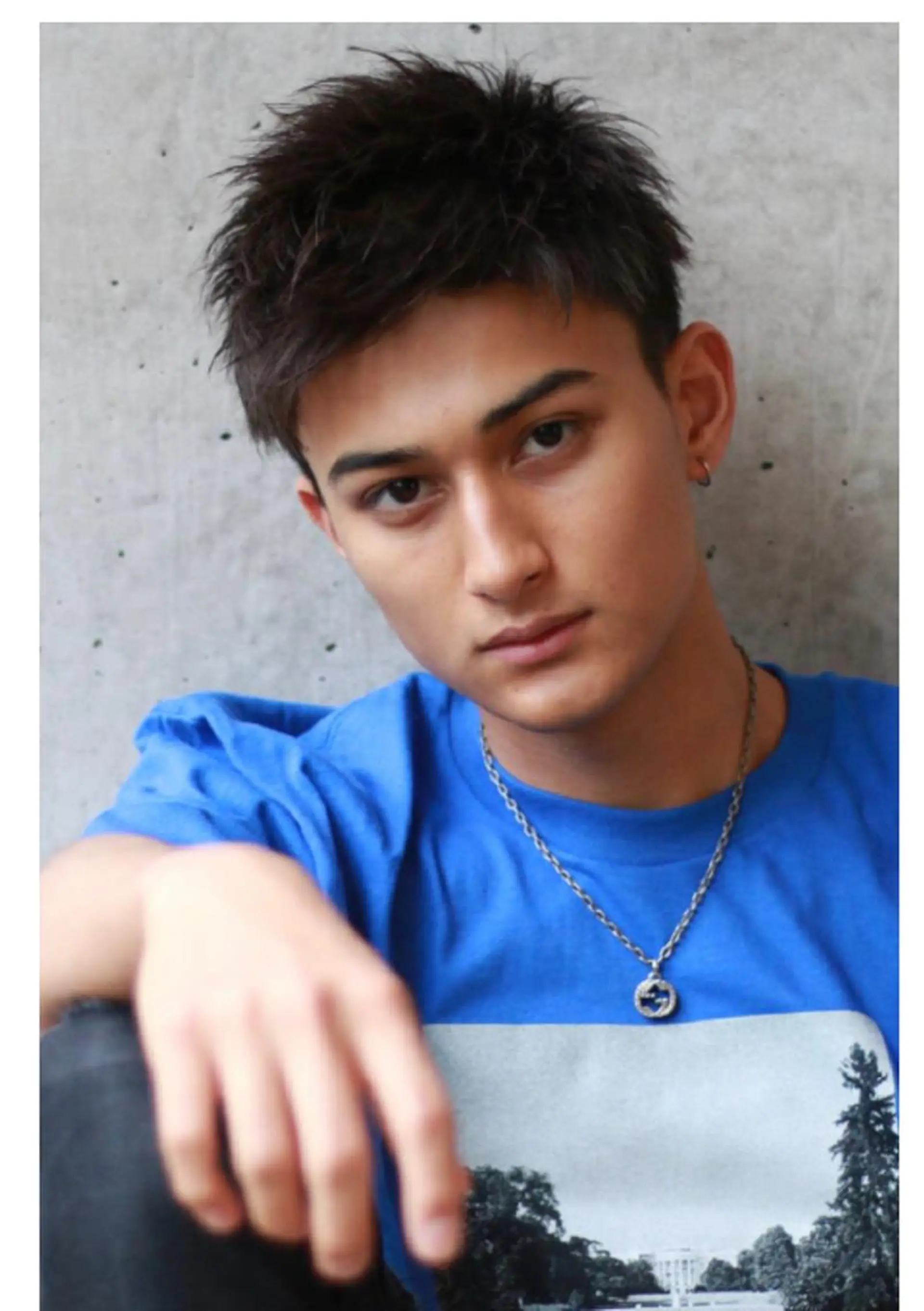 メンズ アップバング PERCUT名古屋栄店所属・井上 りょうのヘアスタイル