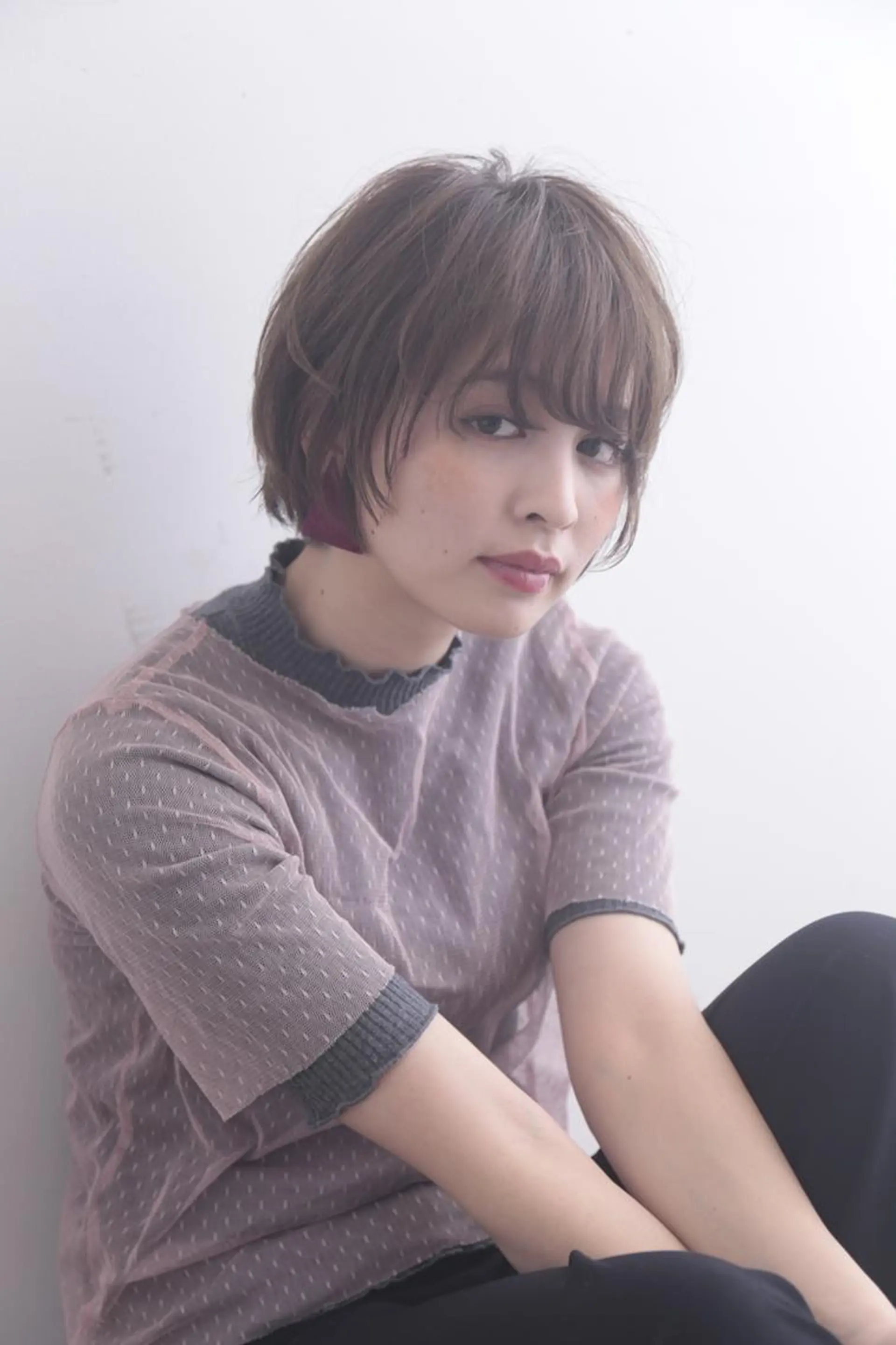 ショート カラー 羽田 ひろむのヘアスタイル