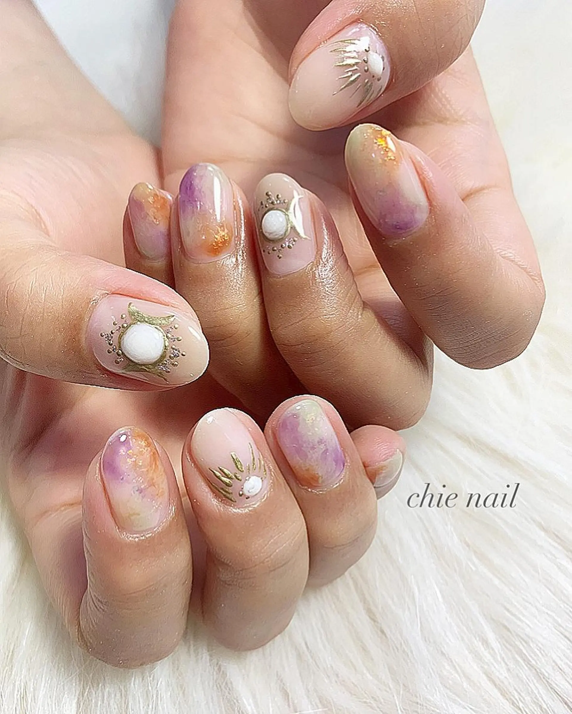 ネイル アートネイル ハンドネイル 森ノ宮❤︎ chieのネイルデザイン