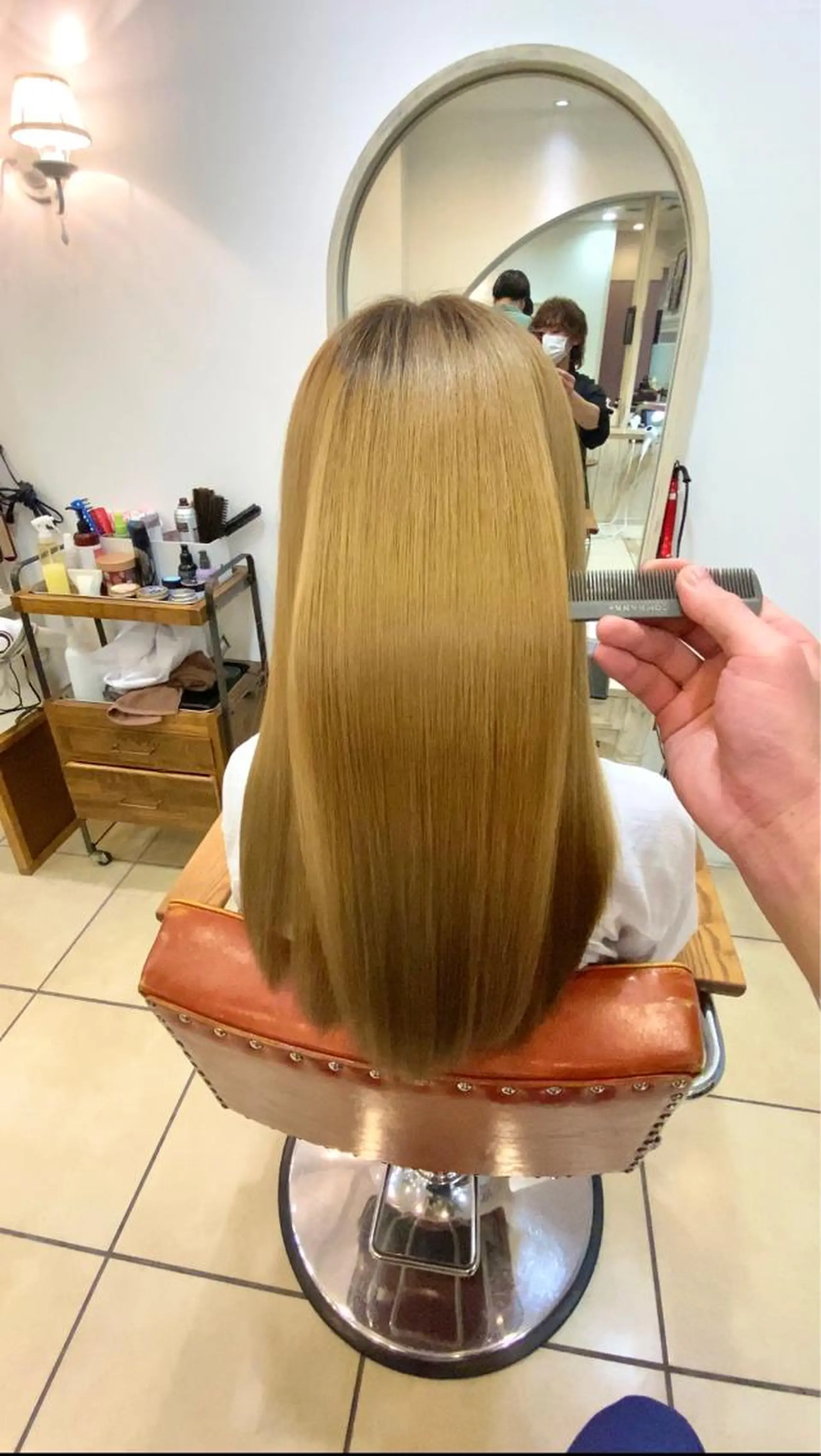 ロング カラー ウルフ/レイヤー /パーマ　ナユタのヘアスタイル