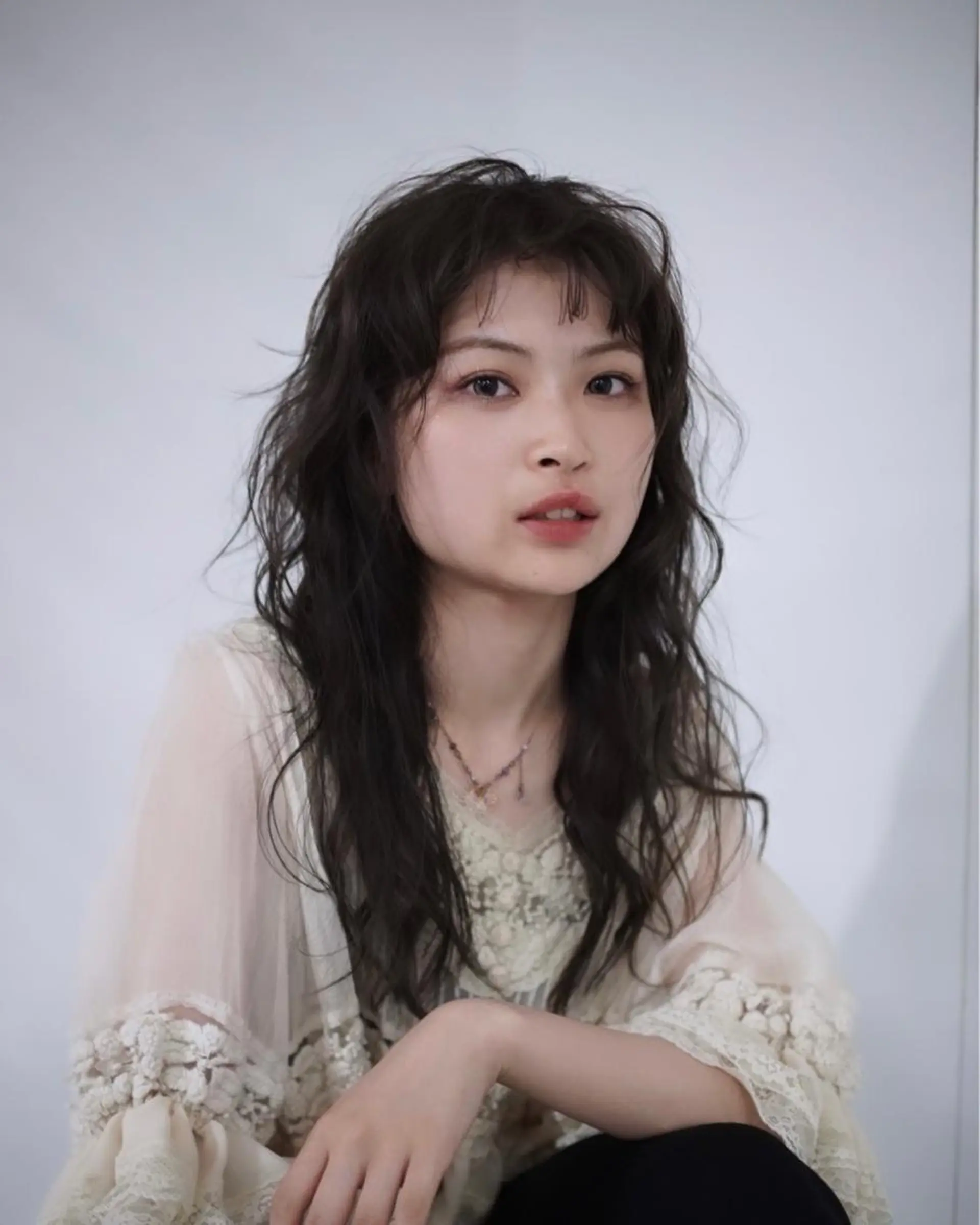 ロング パーマ 産休中です 艶カラー♡オカのヘアスタイル