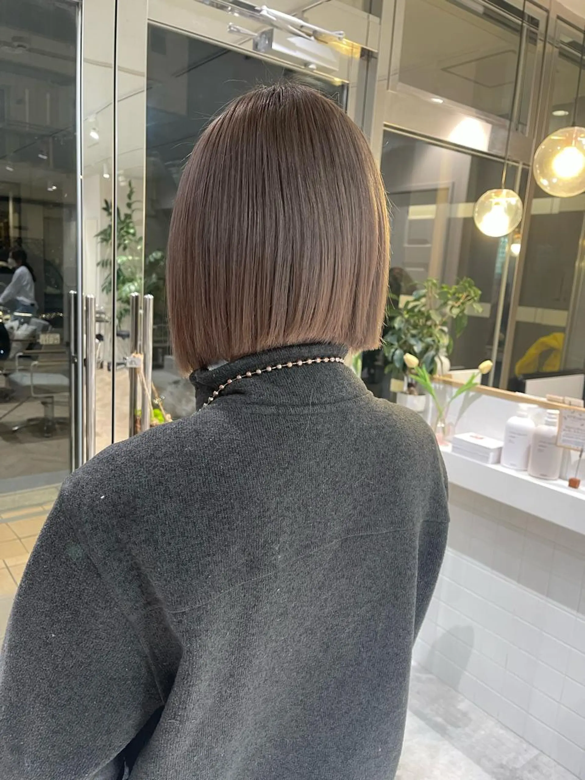 ショート カラー カット ヘアカラー トリートメント * 透明感カラー c h i h o *のヘアスタイル