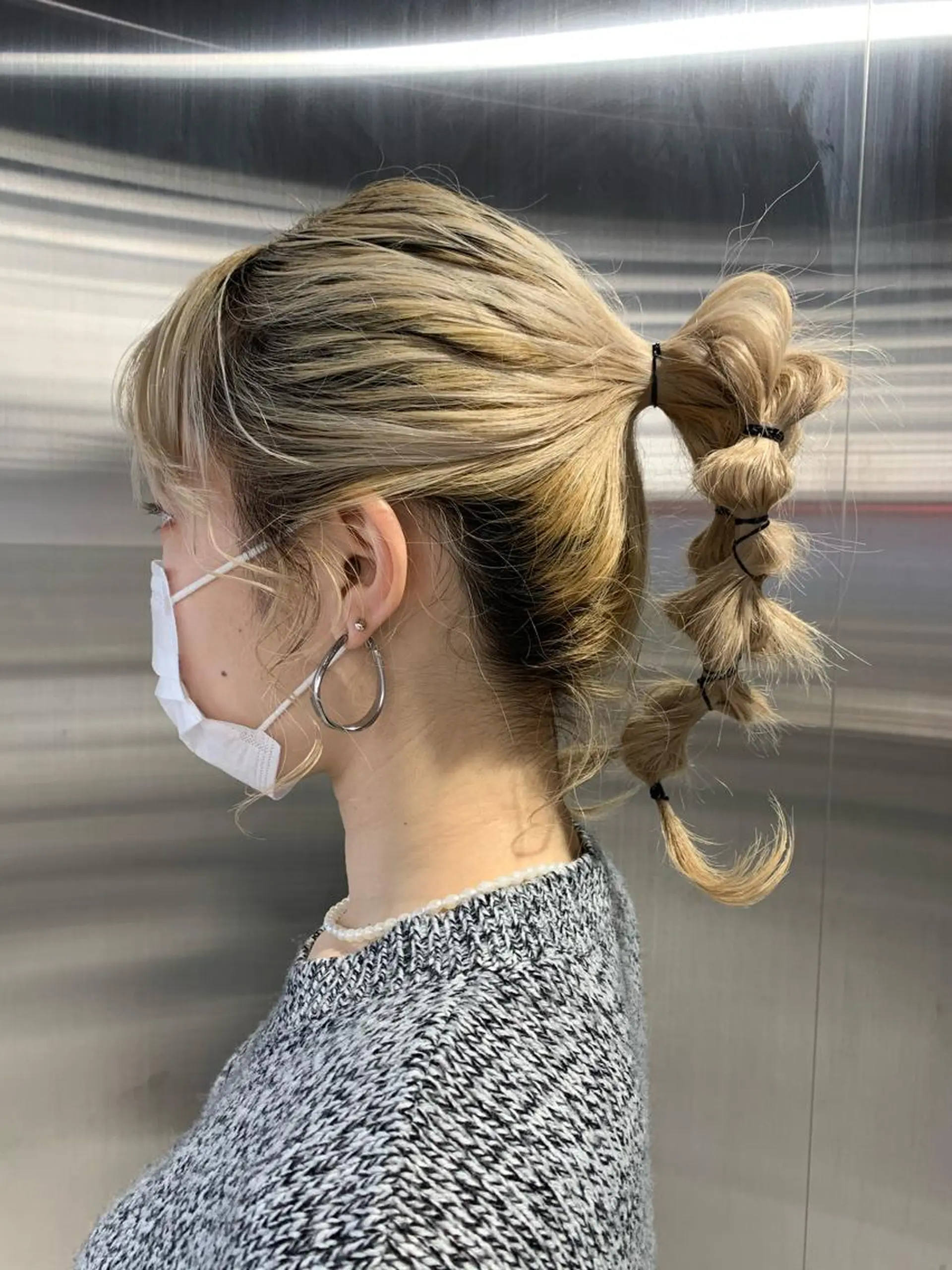 ミディアム ヘアアレンジ 平野 優奈のヘアスタイル