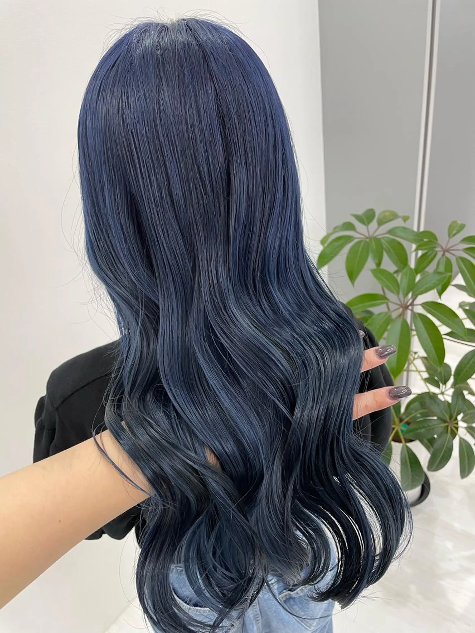 ロング ヘアカラー トリートメント 難しい髪質の縮毛矯正 高岡/射水/髪質改善のヘアスタイル