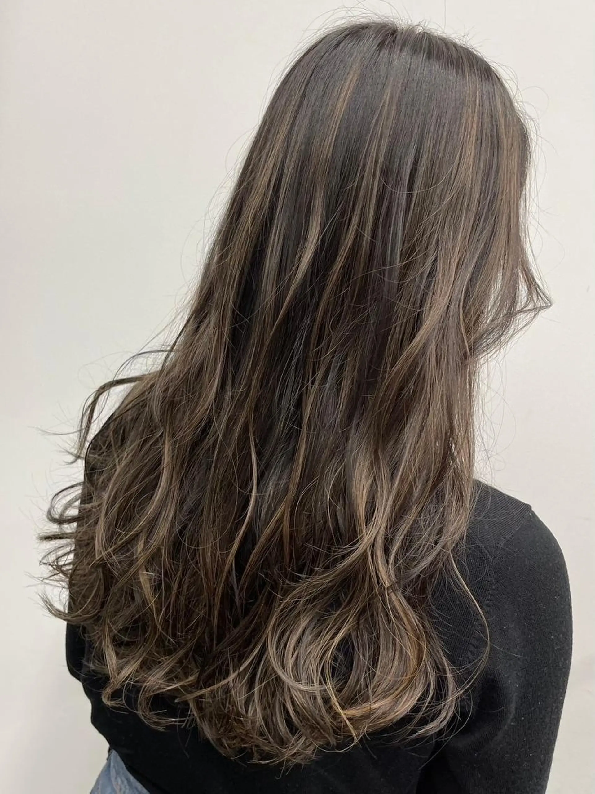 ロング カット ヘアカラー トリートメント 【公式】amble luxe 中野のヘアスタイル