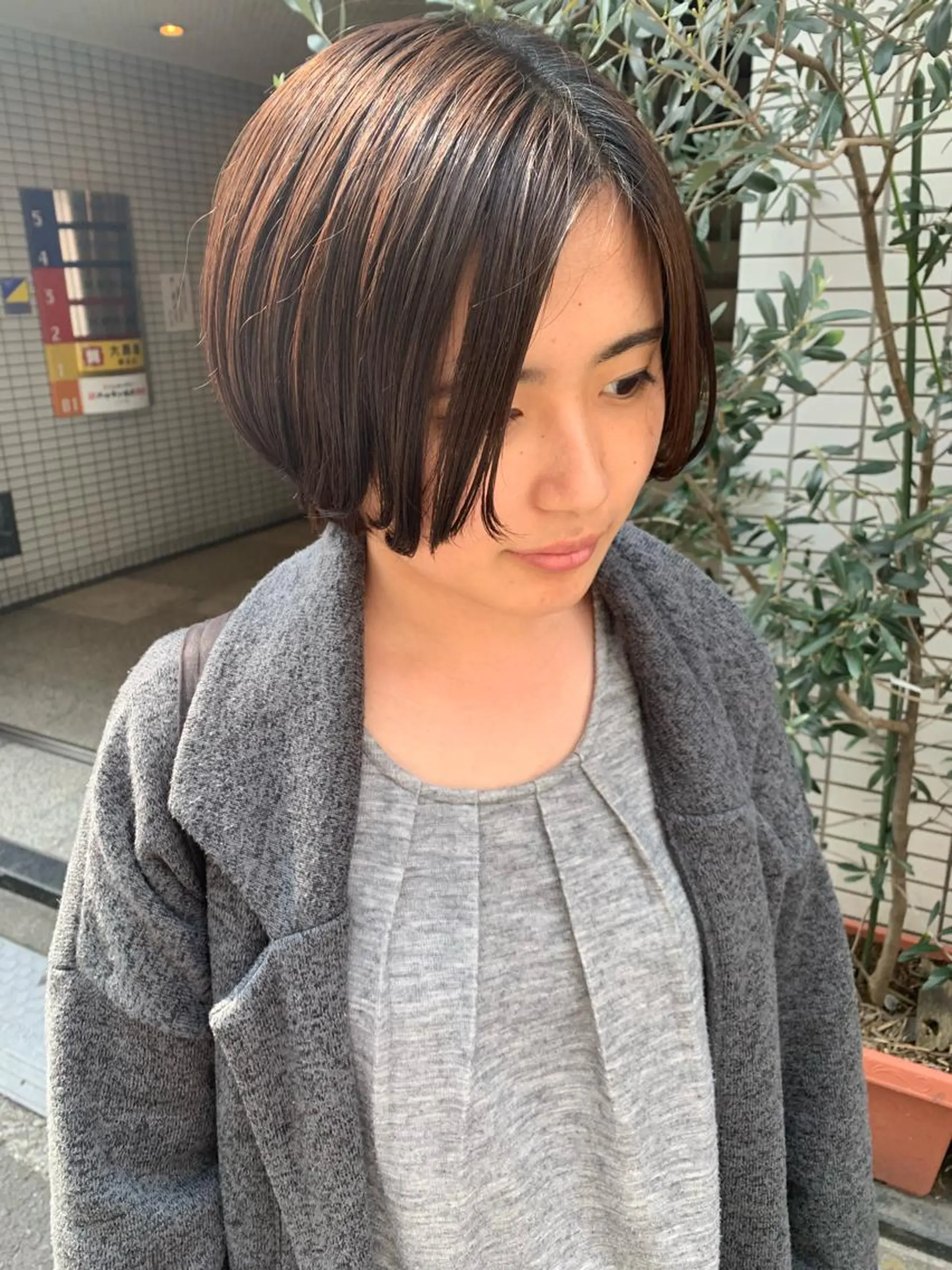 ショート カラー ヘアアレンジ ショートボブ ボブ ショートヘア 🫧透明感カラー/ ボブ/小笠原汐海🪽のヘアスタイル