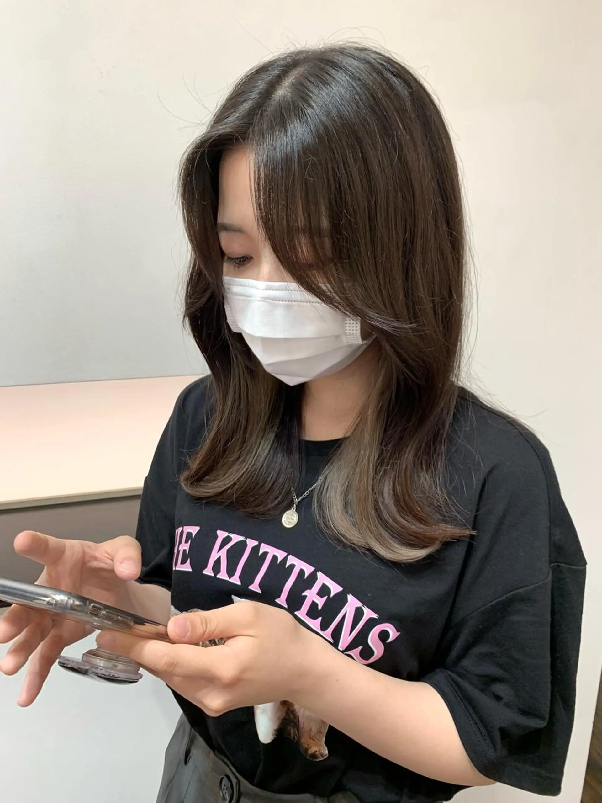 セミロング 韓国風ヘア 韓国ヘア/レイヤー /大嶽佑馬のヘアスタイル