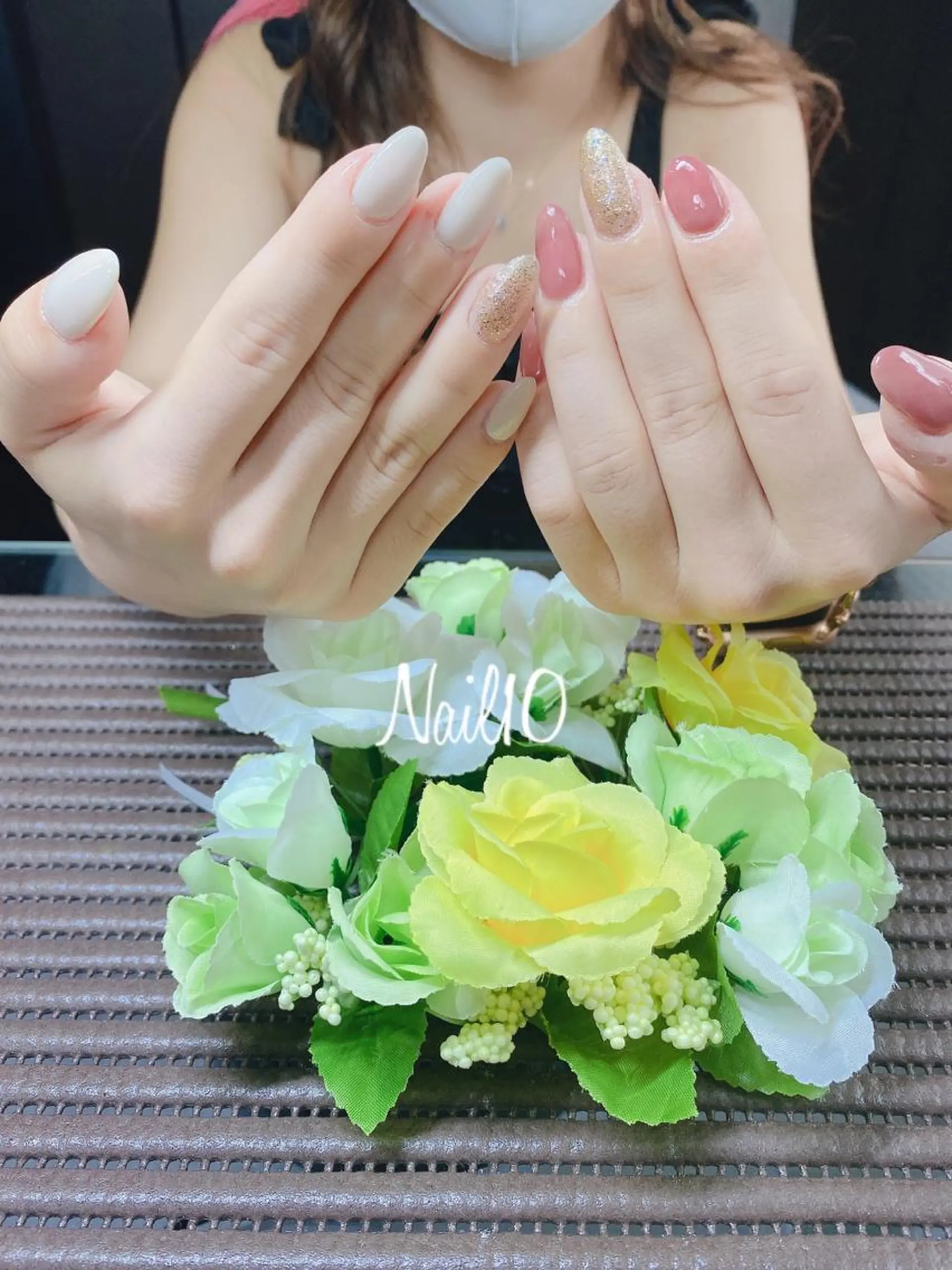 ネイル ラメ(グリッター) ラメグラデーション Nail10 Kakoのネイルデザイン