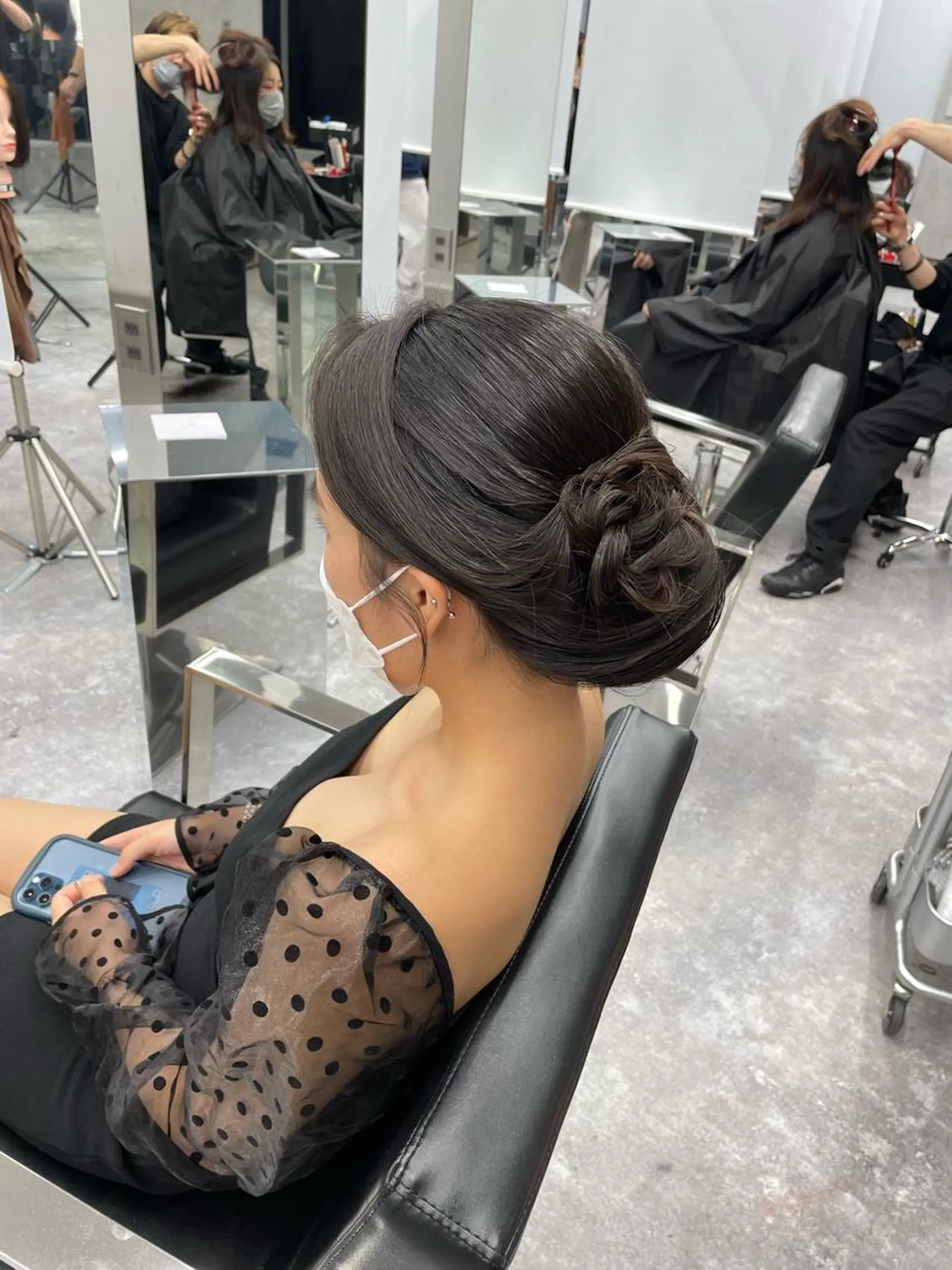 ロング ヘアアレンジ 口コミ高評価✨ 安達ももかのマツエク・マツパデザイン