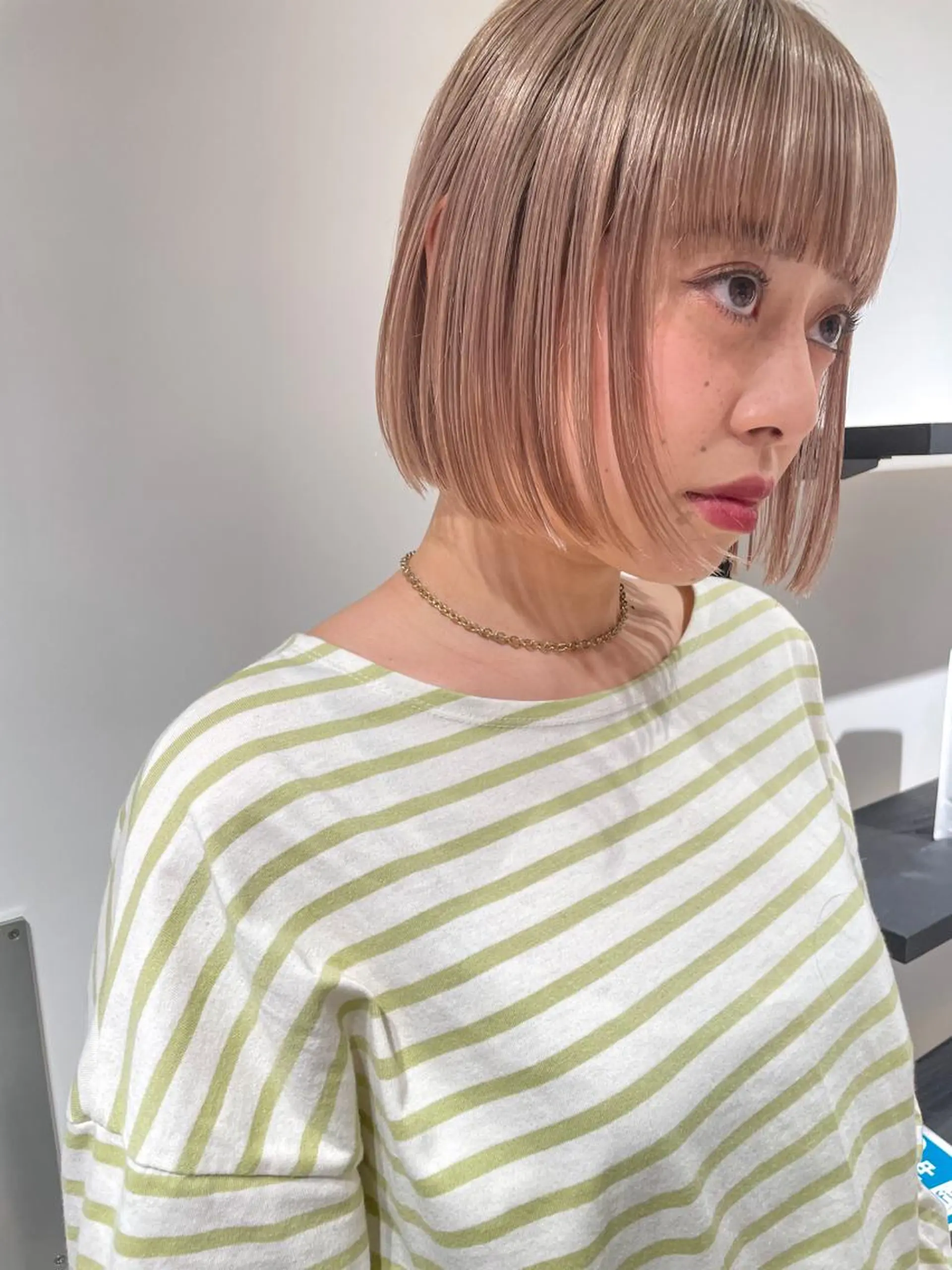 ショート カラー ハイトーンカラー ボブ カット ヘアカラー トリートメント ヘアセット センスをお届けします 大谷将生INFPのヘアスタイル