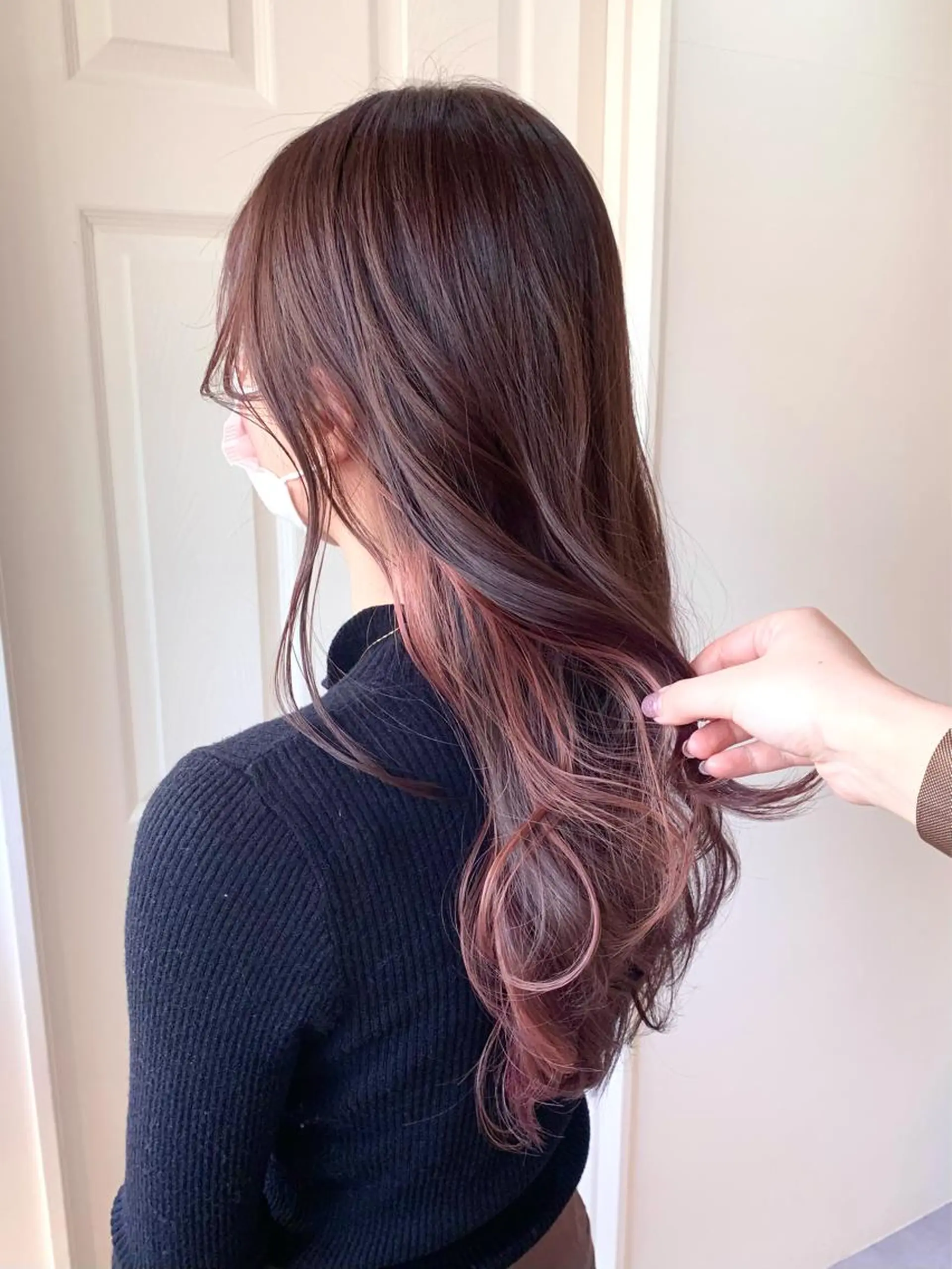 セミロング カラー インナーカラー JYUNESU表参道所属・韓国ヘア🇰🇷🎀 透明感カラーのヘアスタイル