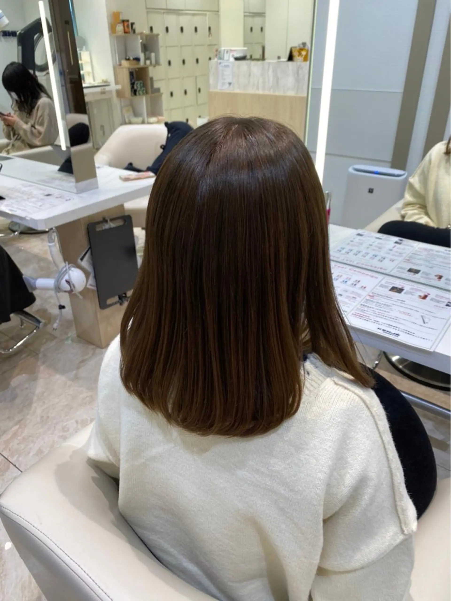 セミロング 波巻パーマ/毛流れ パーマ☘️りゅうせいのヘアスタイル