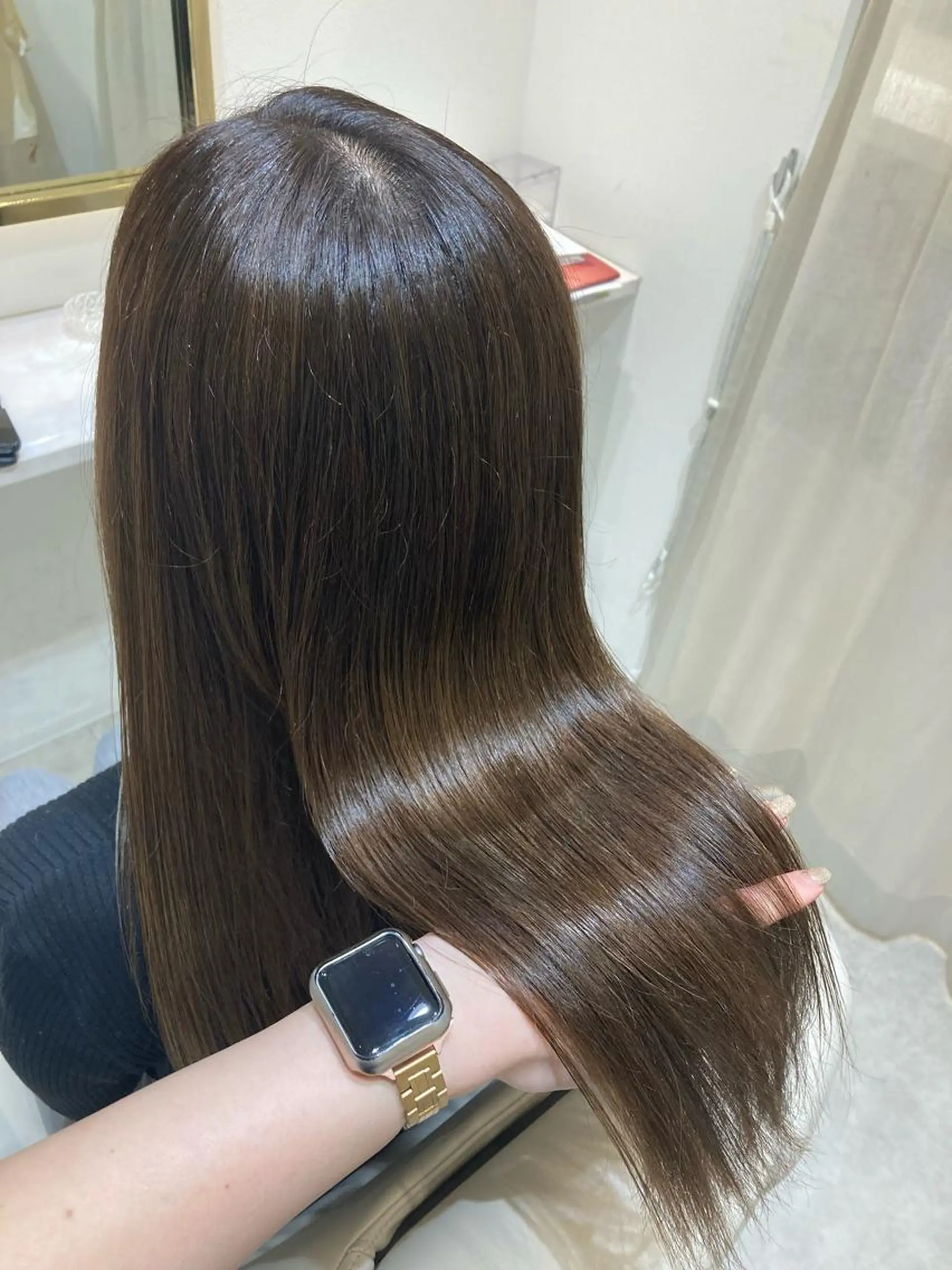 セミロング カット ヘアカラー LEVIJU hair  矢野岬のヘアスタイル