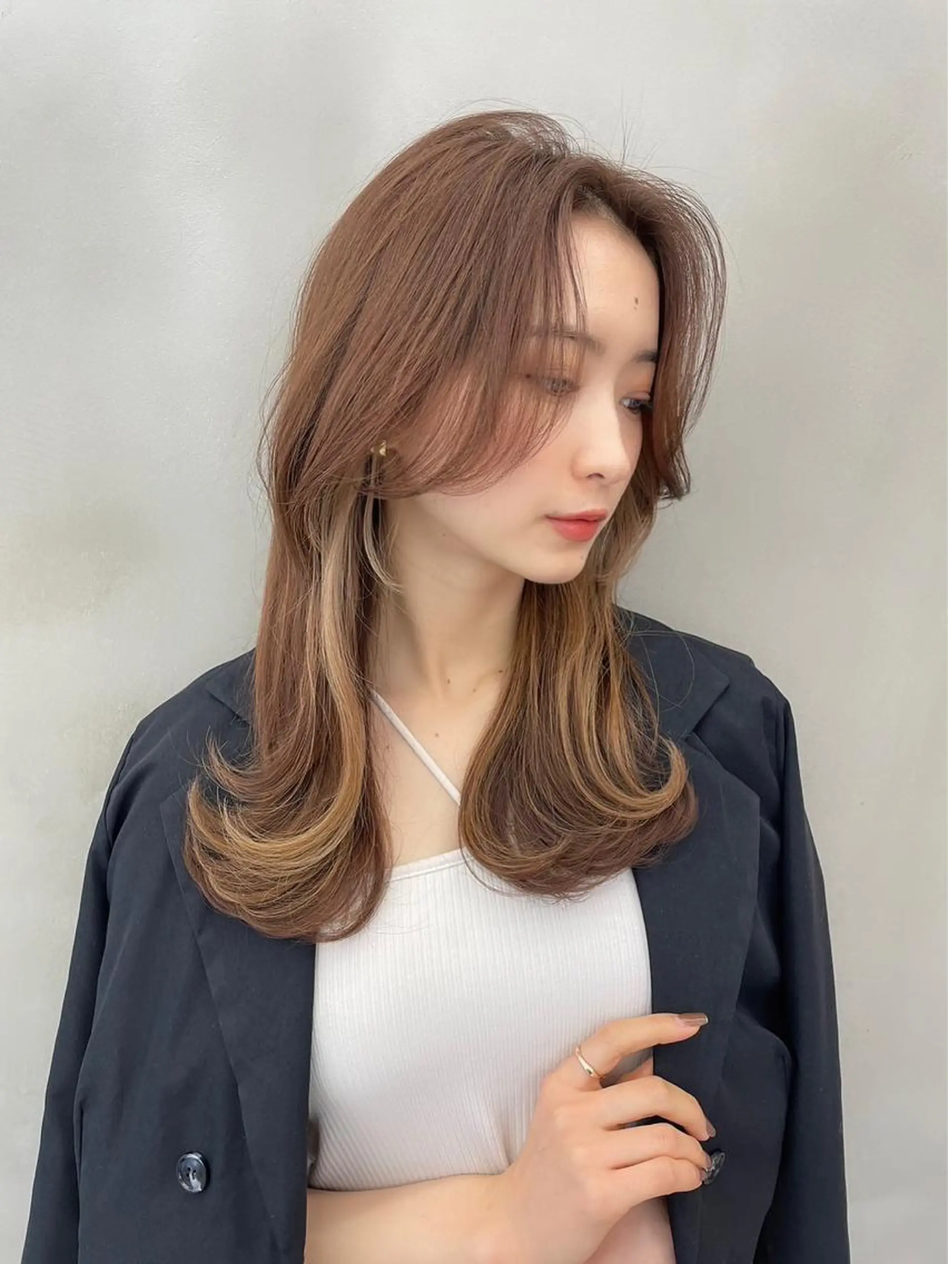 ロング カラー ヘアカラー トリートメント Lond luce心斎橋所属・🍀小川大輔🍀 ボブ/ブリーチ🥇のヘアスタイル