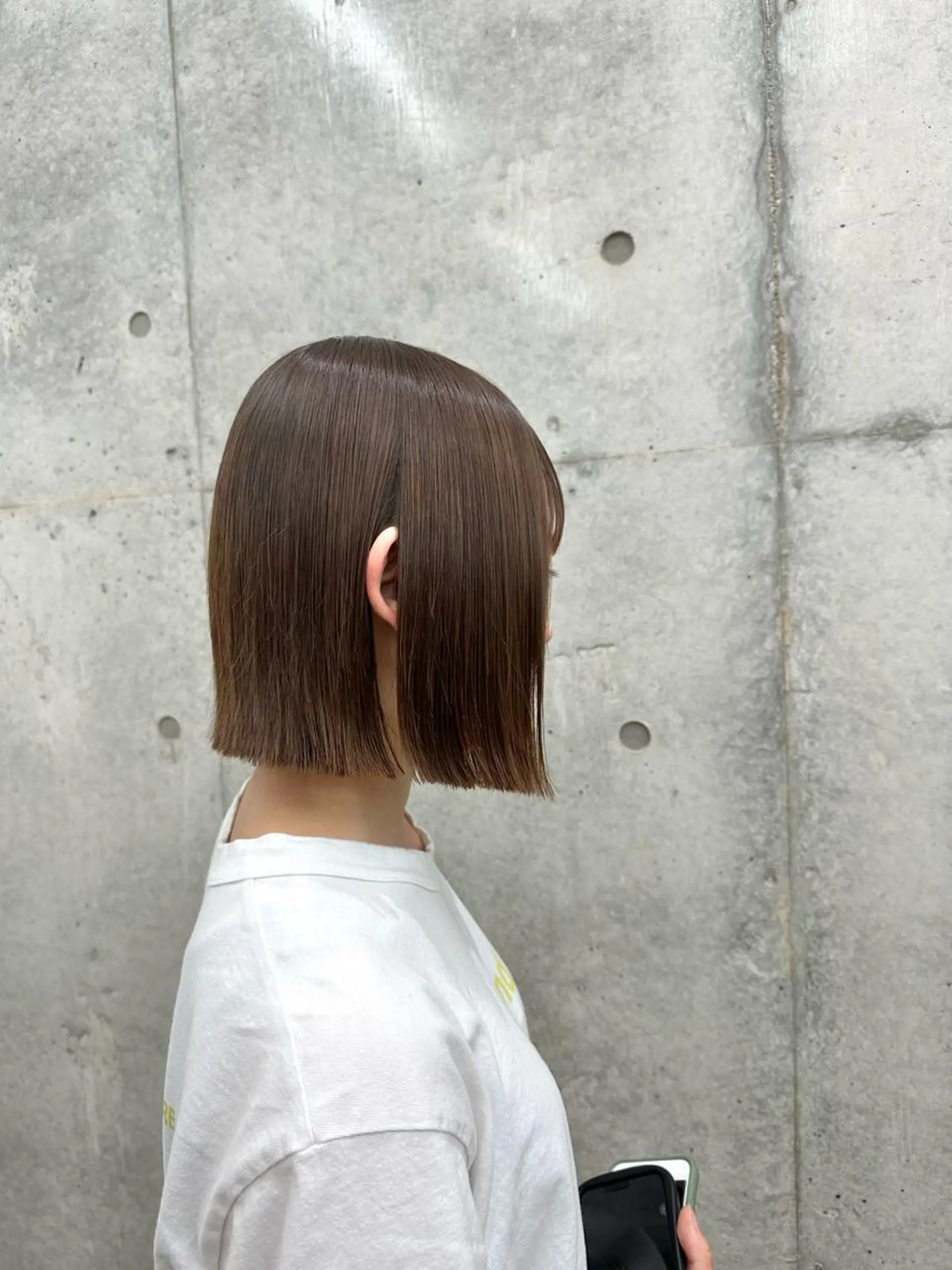 ショート ボブ 佃 優音のヘアスタイル