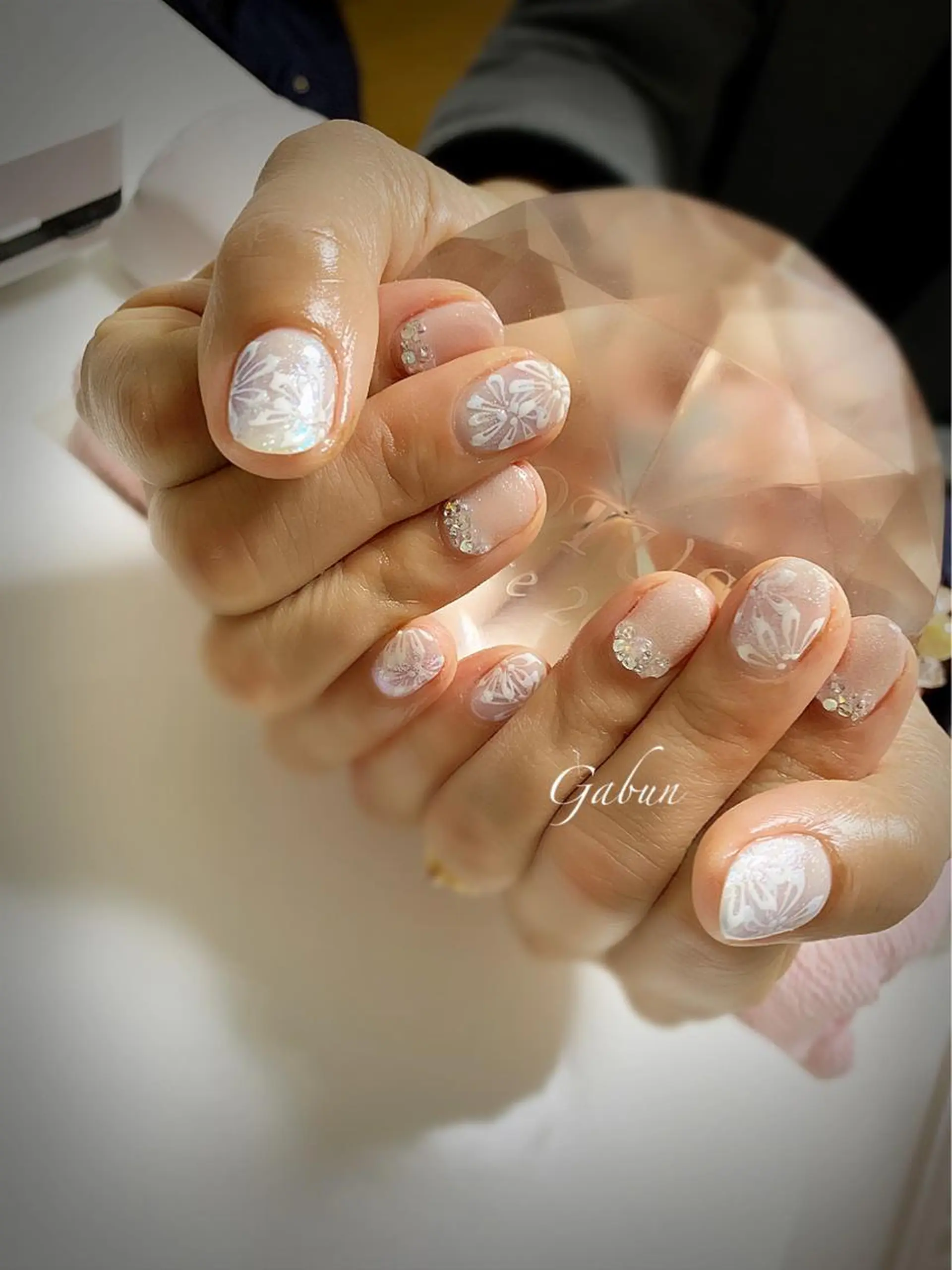 ショート LOTUS ネイルサロンのネイルデザイン