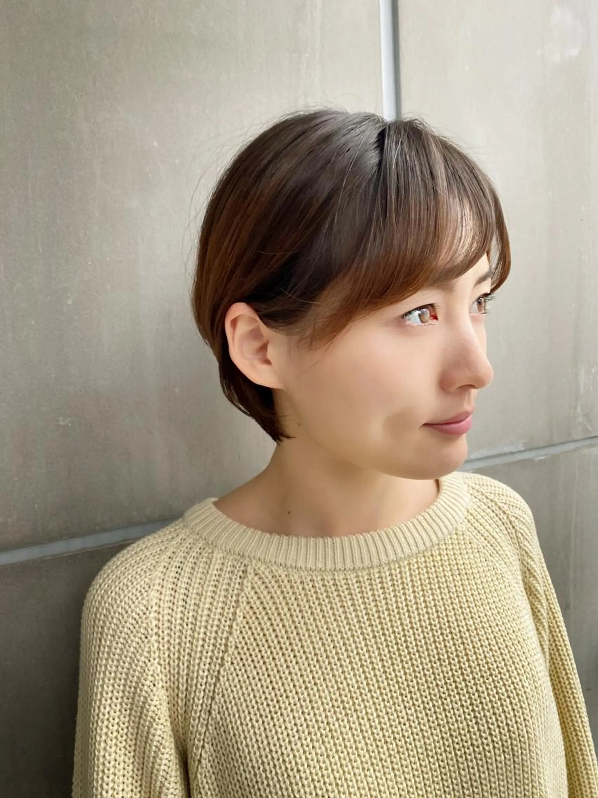 ショート カット パーマ たなか ちあきのヘアスタイル