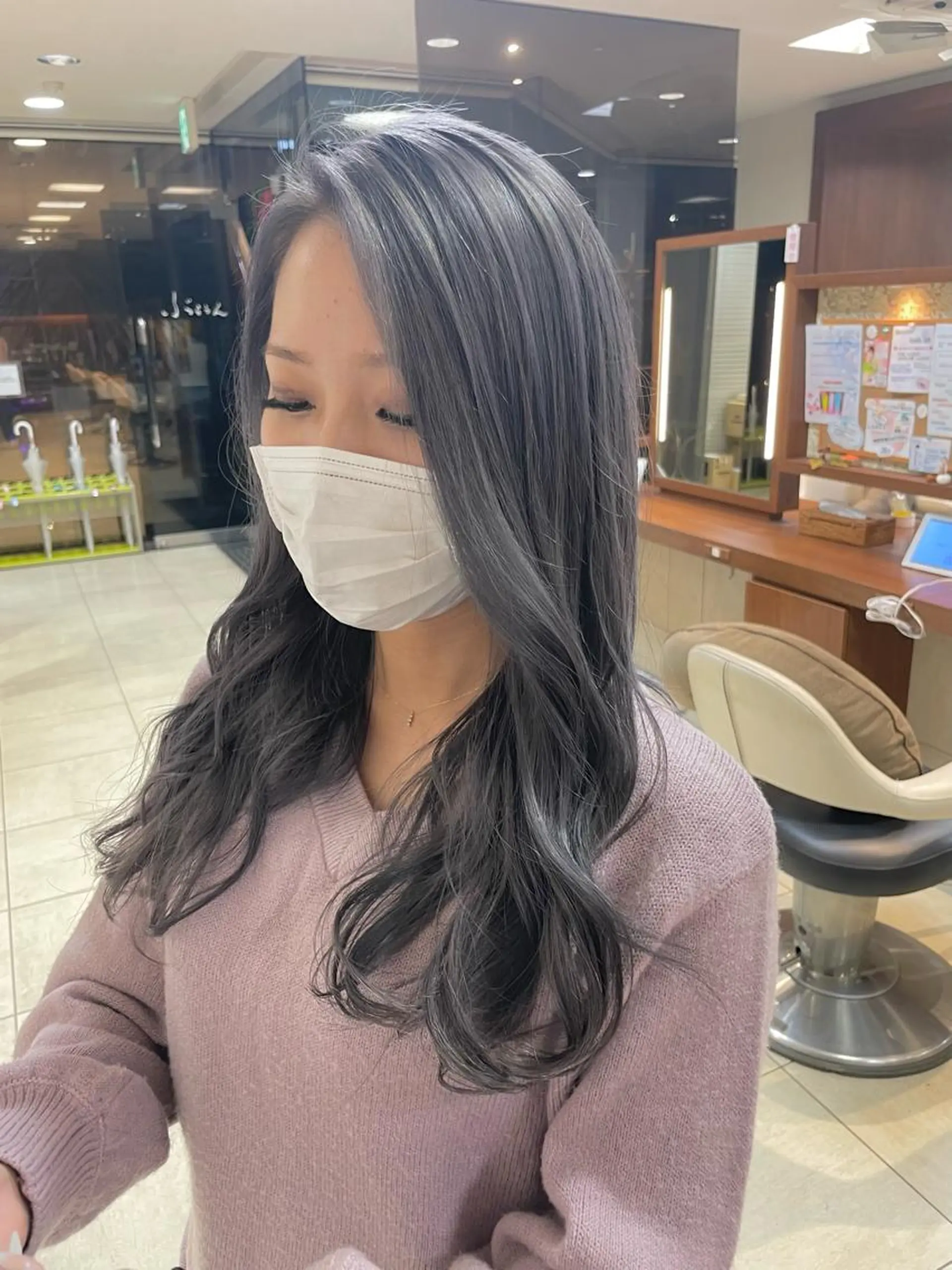 ロング カラー ヘアアレンジ ヘアカラー トリートメント 【Sweep】おじま のぞみのヘアスタイル