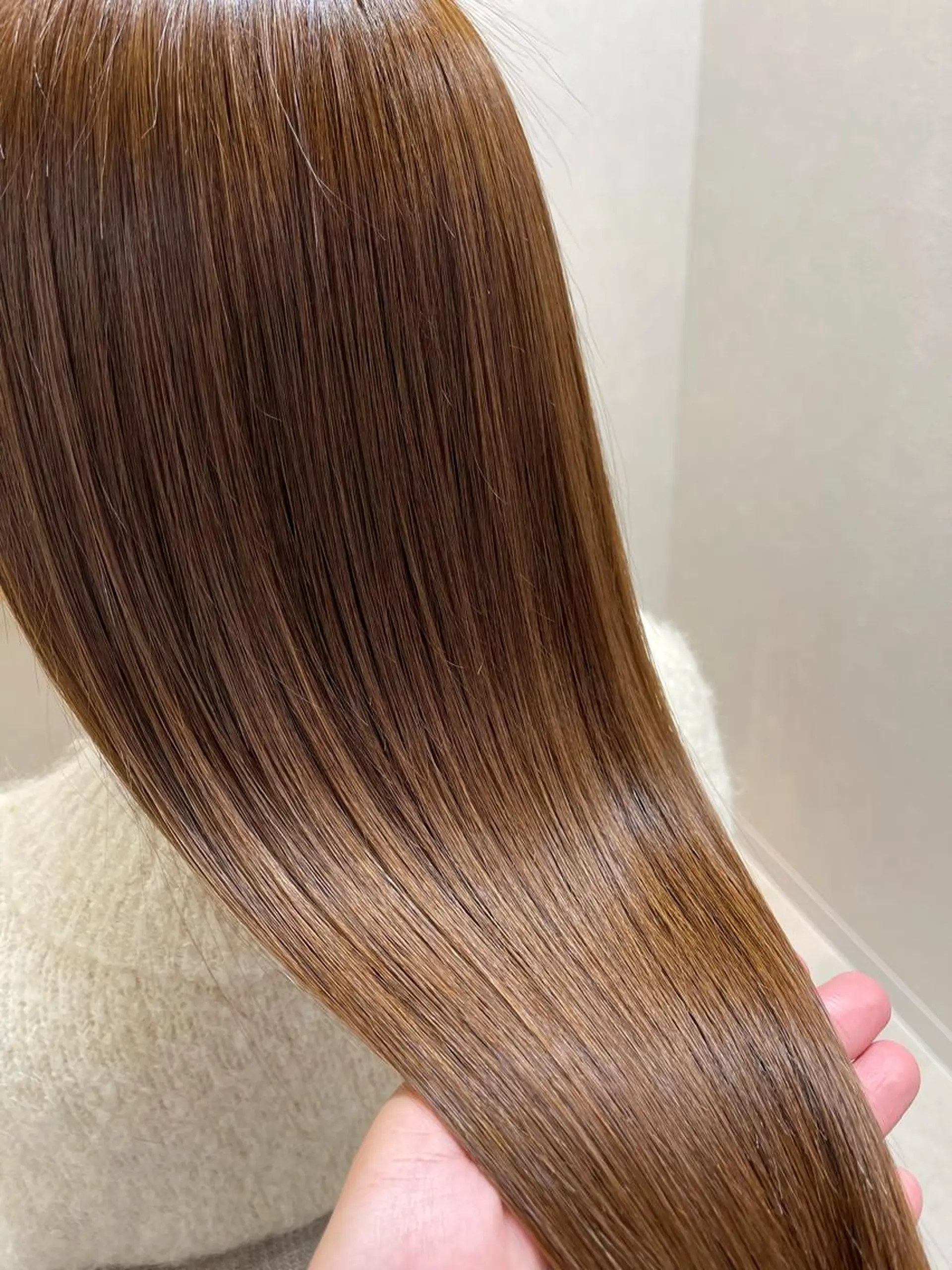 セミロング カラー カット ヘアカラー 縮毛矯正 池田 雄太 ✨美髪縮毛矯正✨のヘアスタイル