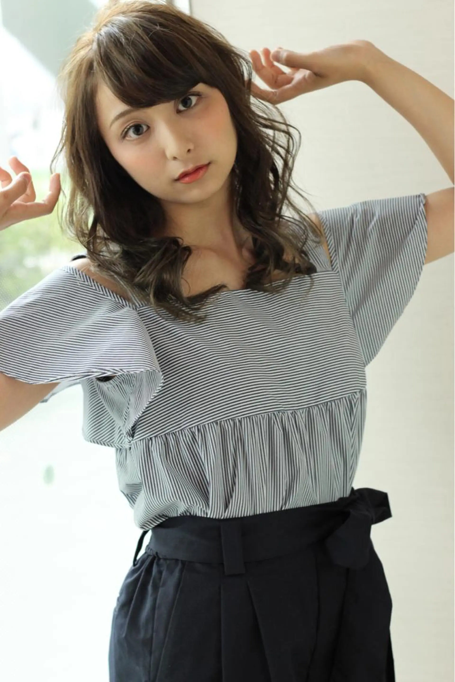 セミロング カット パーマ トリートメント 【コテ巻き風パーマ】 一木快斗のヘアスタイル