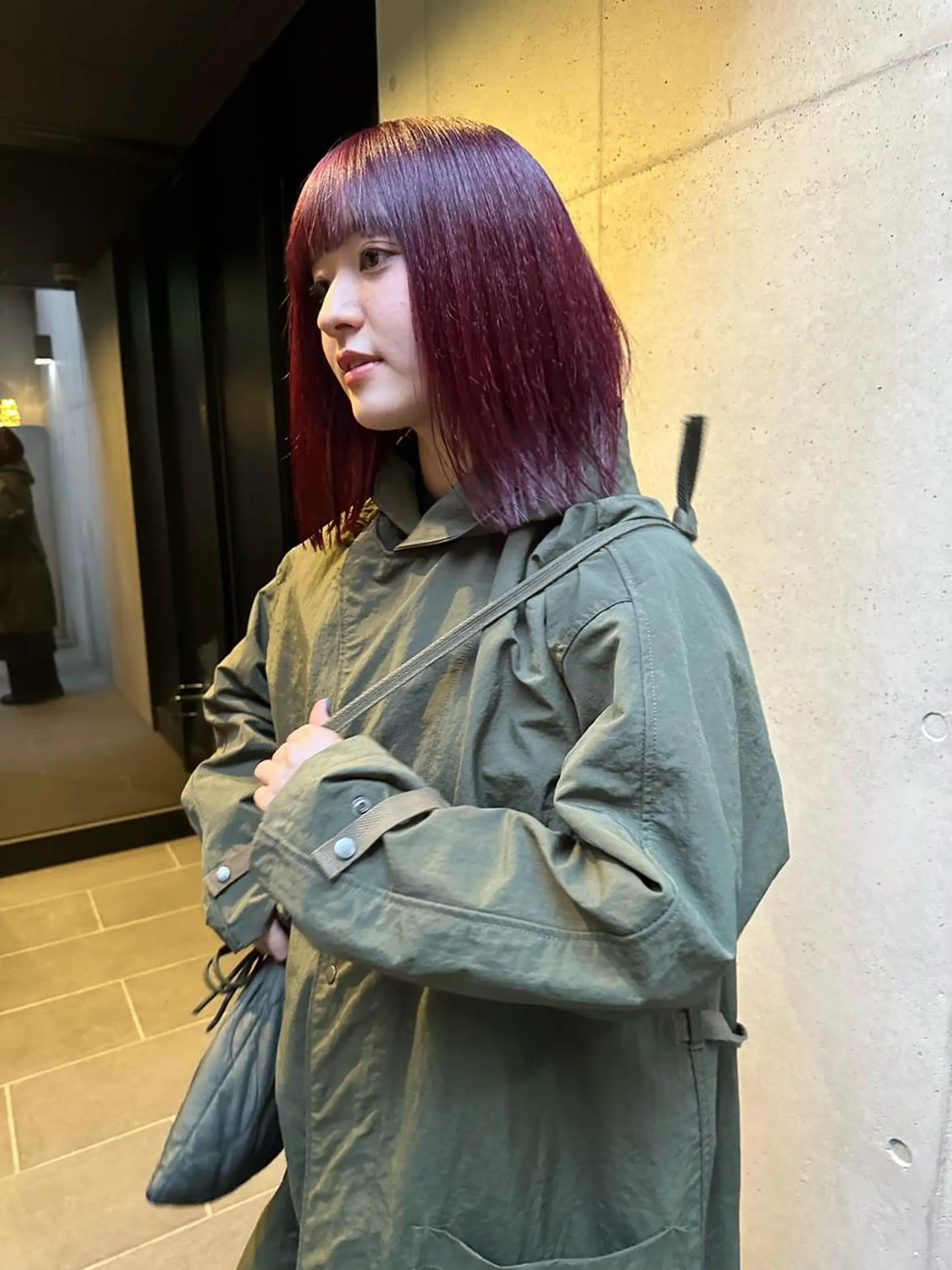 ミディアム カラー カット ヘアカラー トリートメント ウルフ/レイヤー🟠 山本祐輔🟠のヘアスタイル