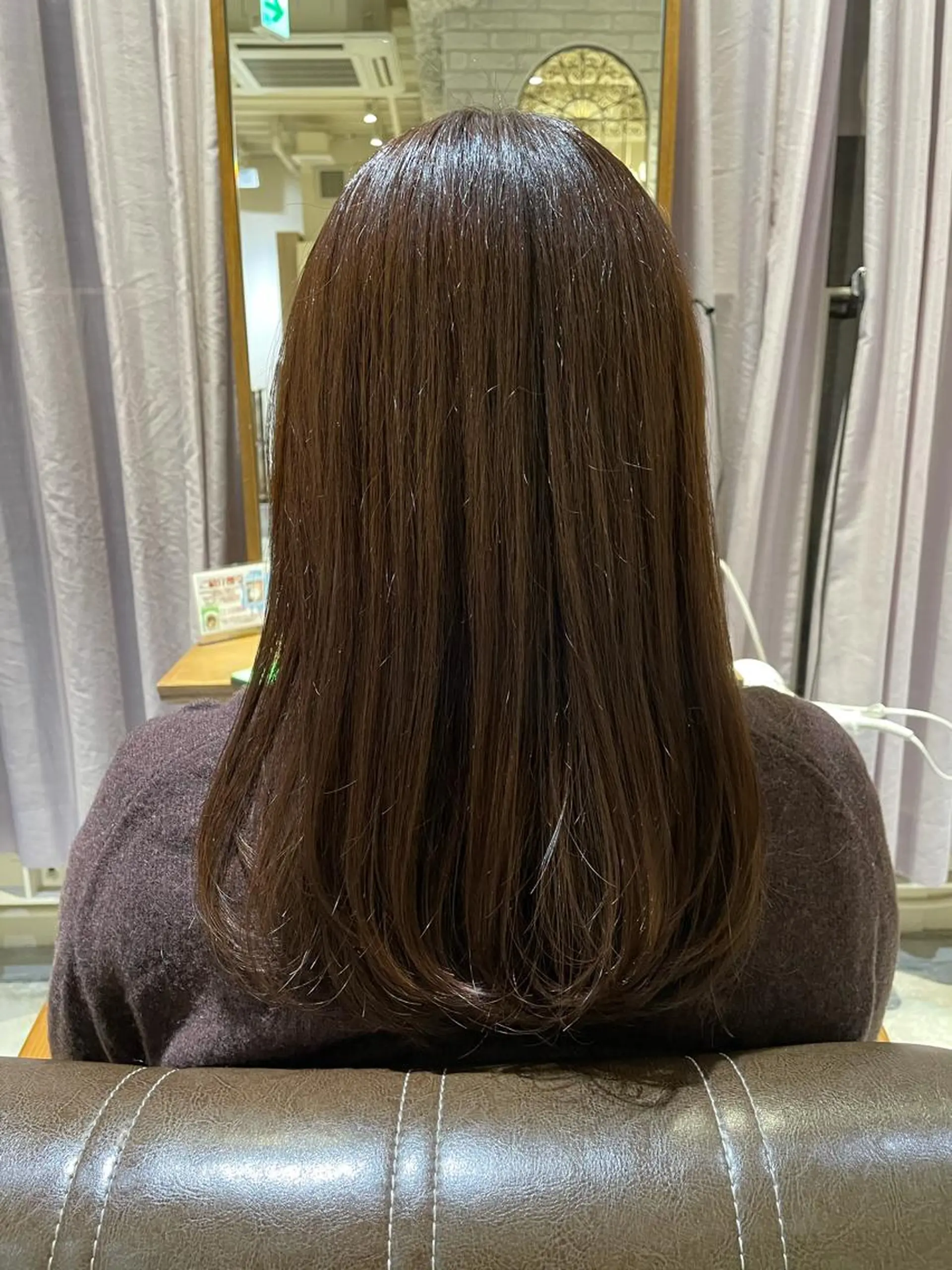 セミロング カラー ヘアアレンジ 柳井 準平のヘアスタイル