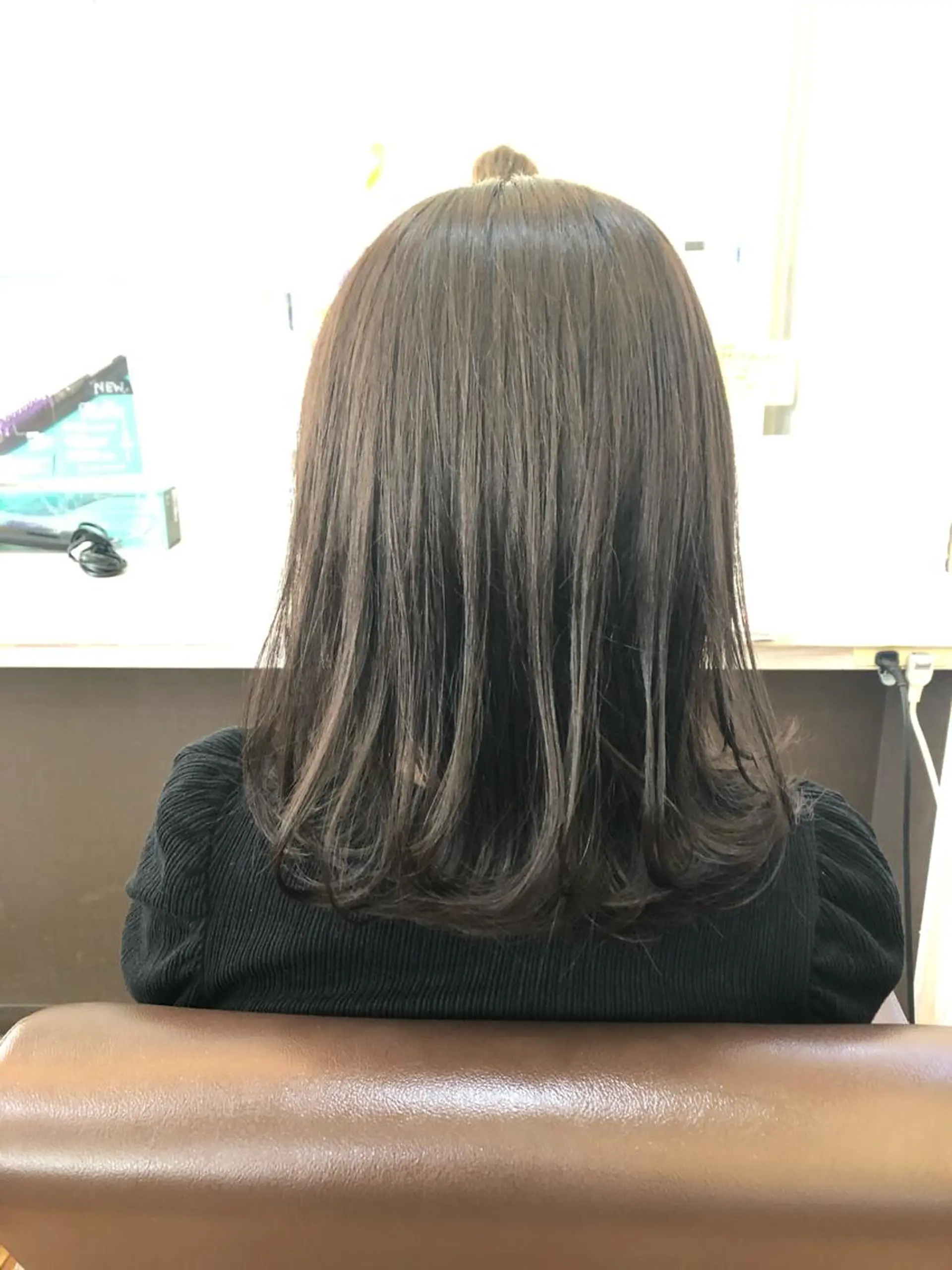 セミロング ヘアカラー トリートメント Well's TAIGAのヘアスタイル