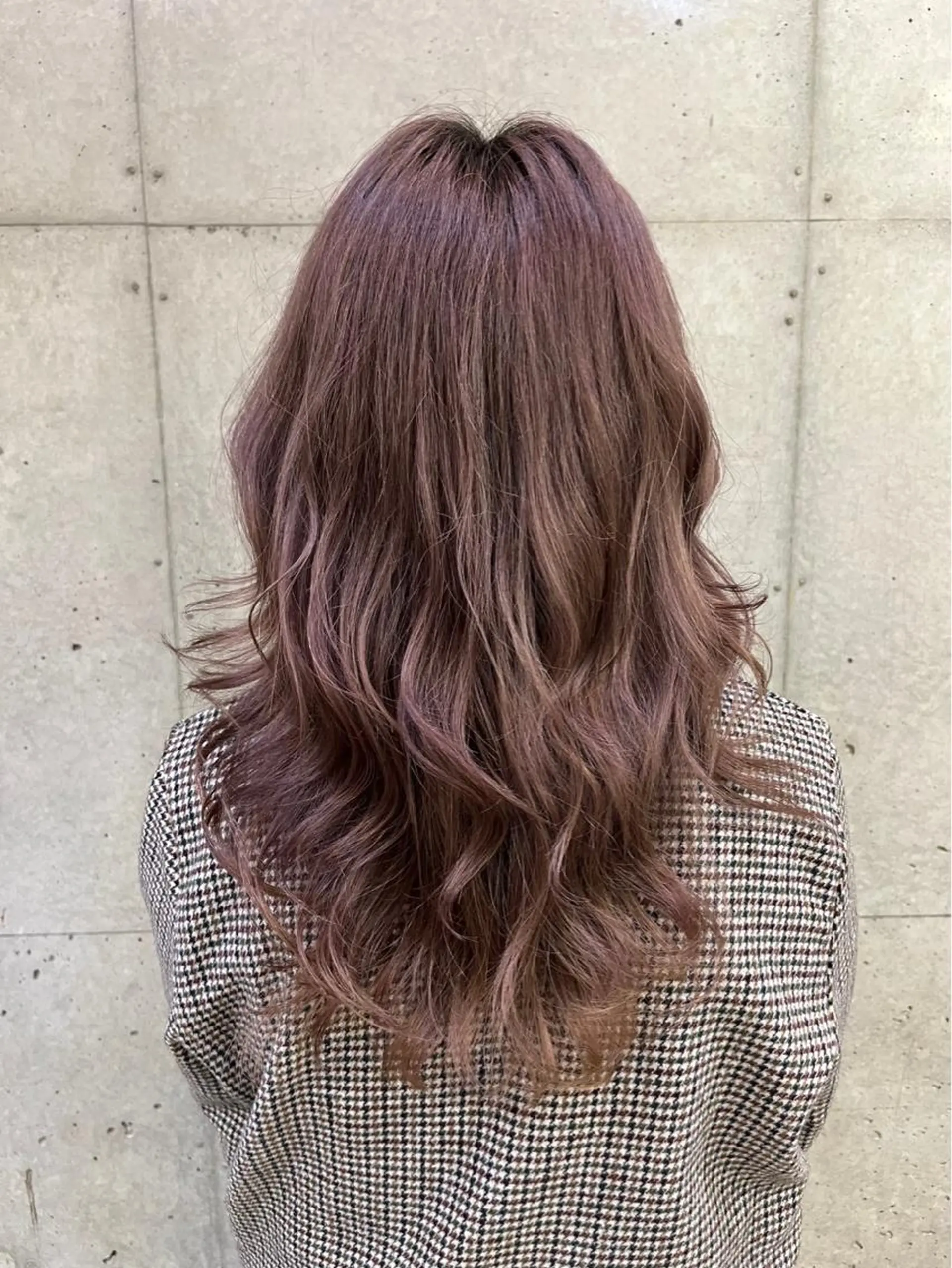 カラー ブリーチ ラベンダーカラー ピンクカラー ピンクラベンダー LIBERTY-A所属・カットモデル募集！ 遠山麻帆のヘアスタイル