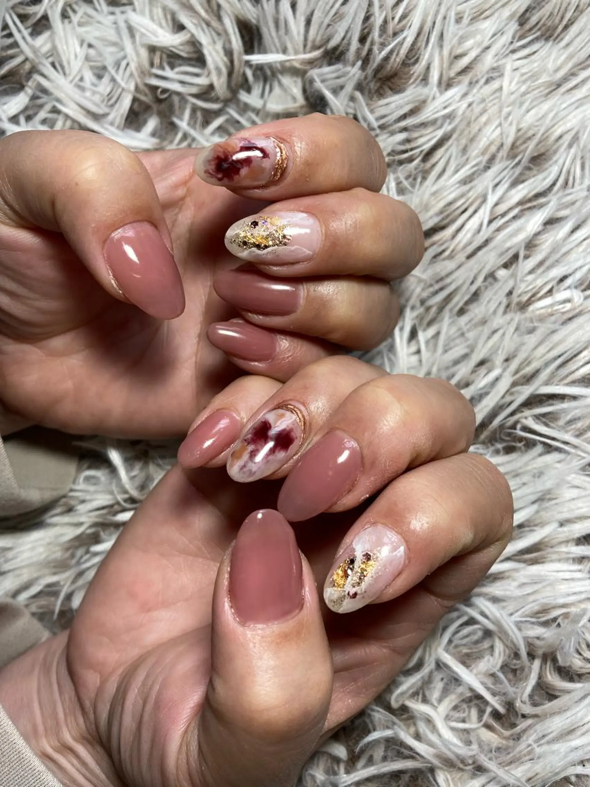 ショート ネイル スカルプネイル ハンドネイル フットネイル ✴︎ Delightのネイルデザイン