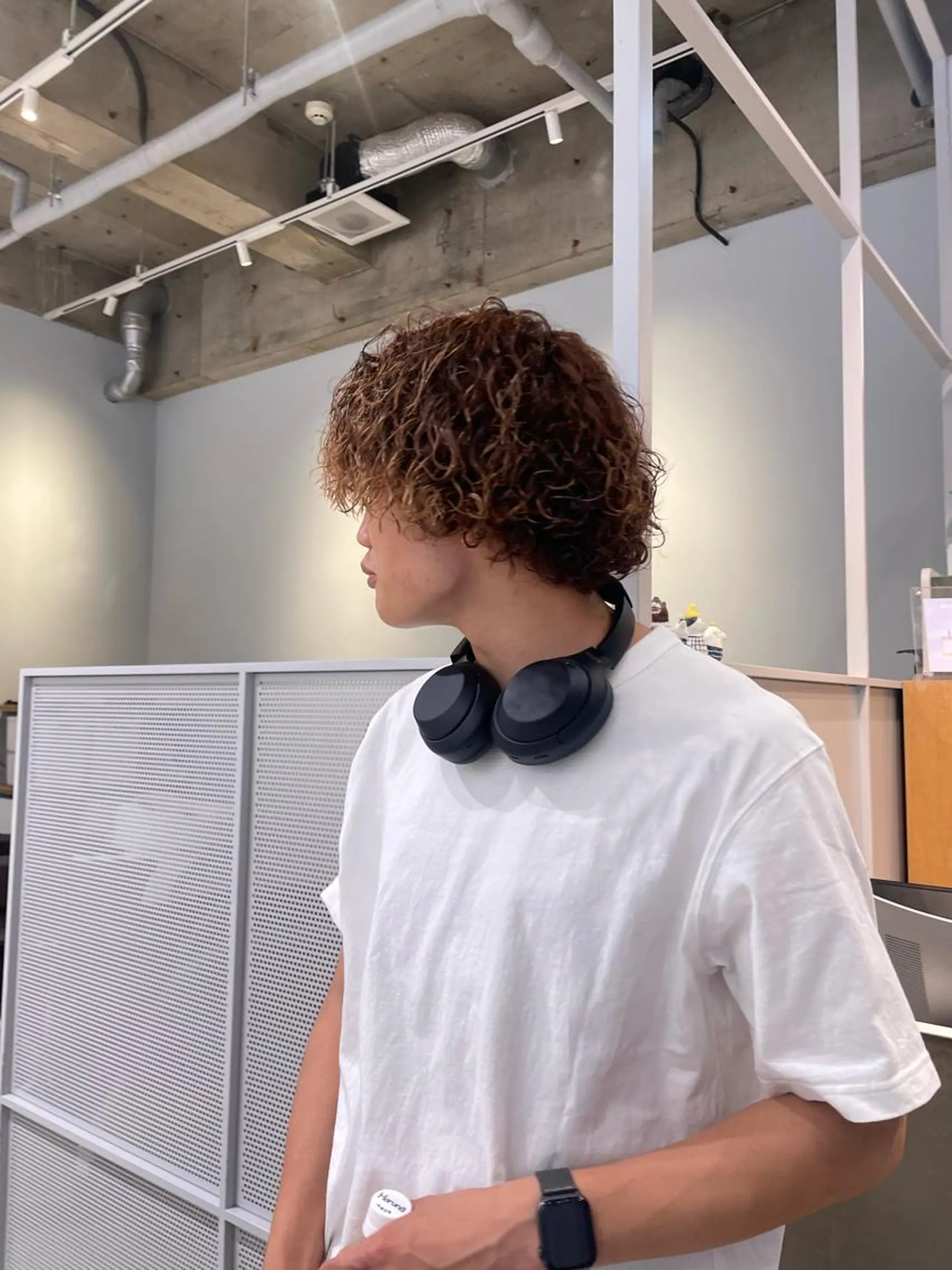 パーマ ヘアカラー いまかわ ゆなのヘアスタイル