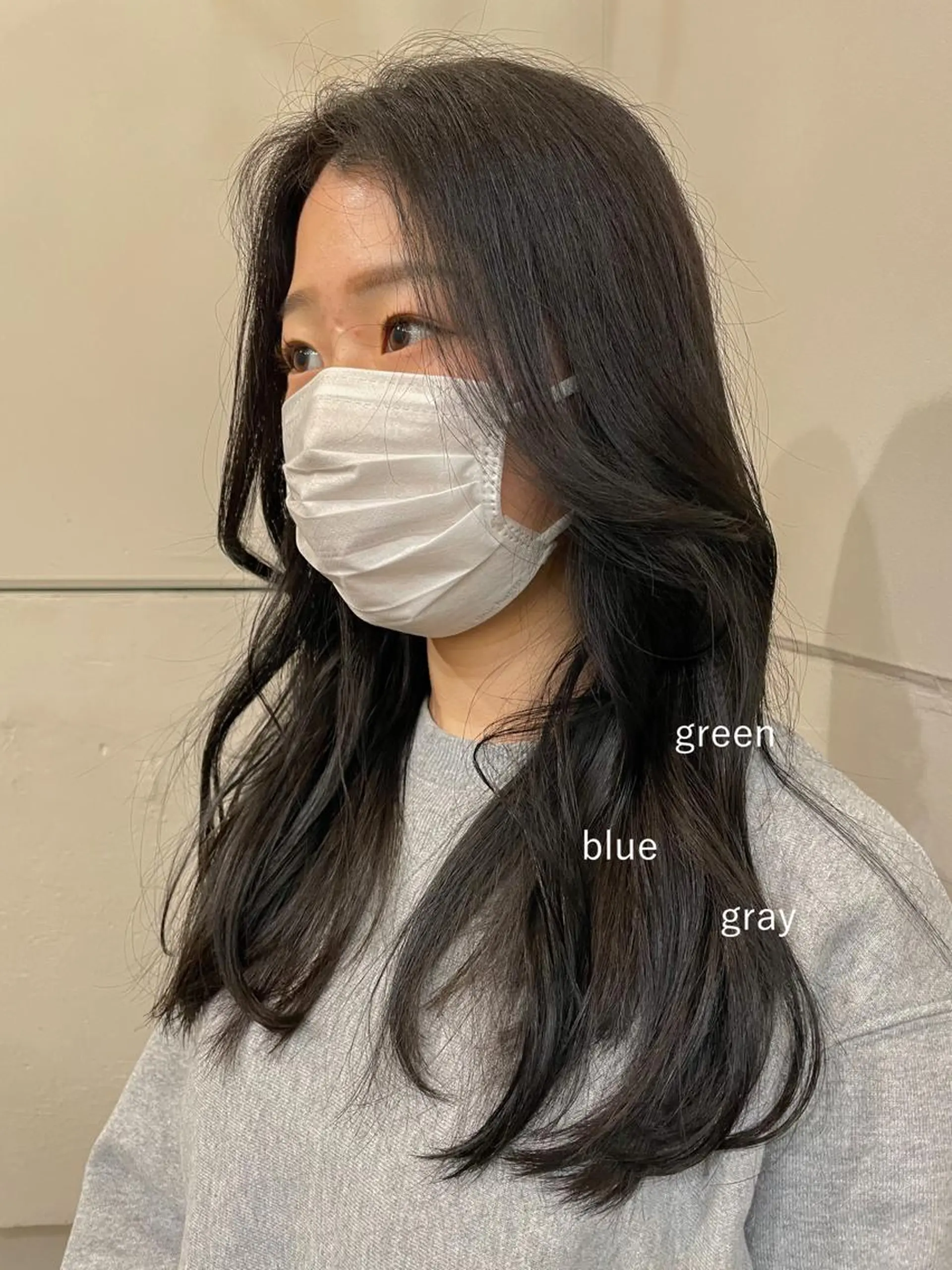 ロング カラー トリートメント ボブ ブリーチ/miinaのヘアスタイル