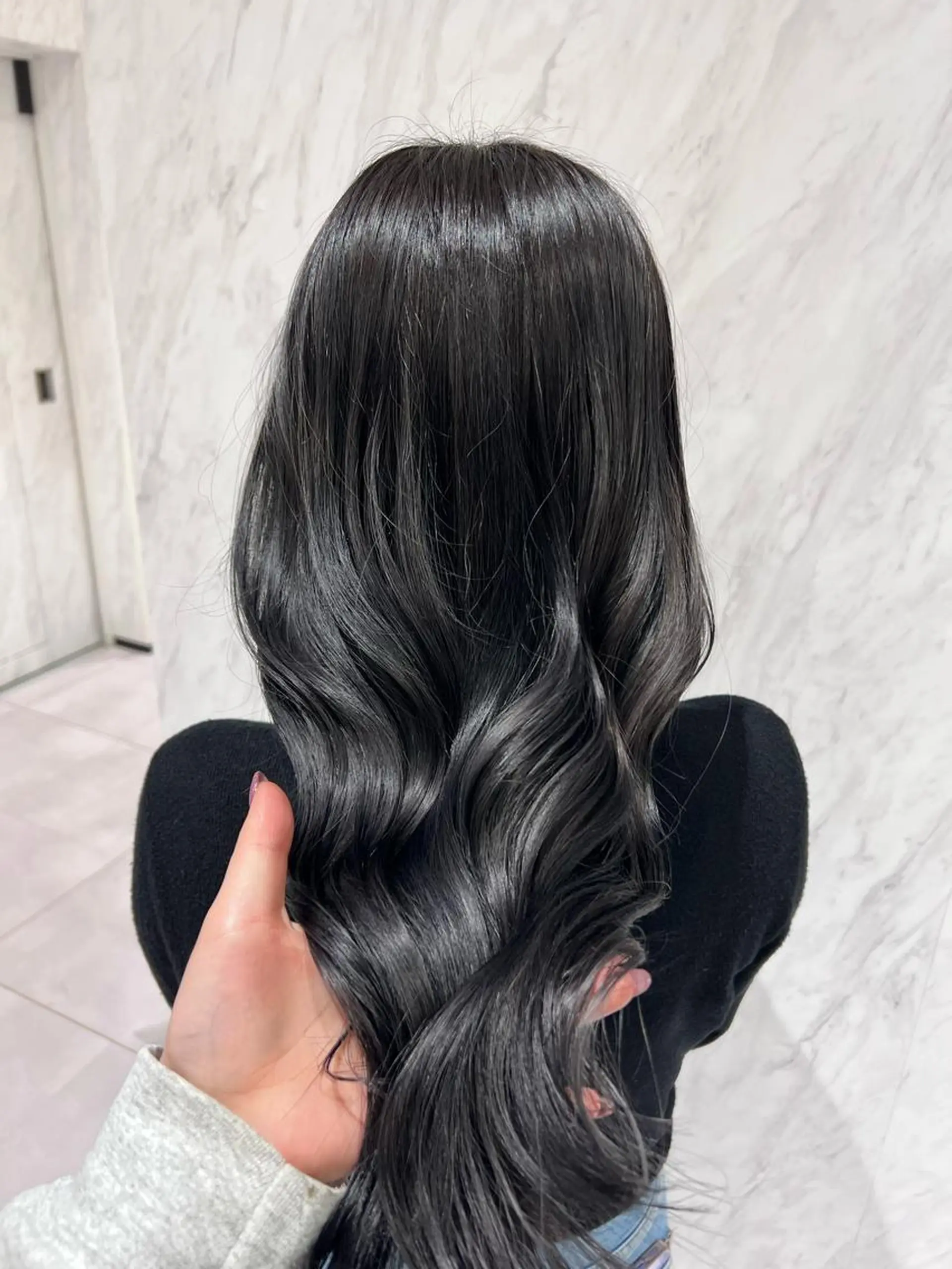 ミディアム カラー 心斎橋ヘアカラー ブリーチmarinaのヘアスタイル