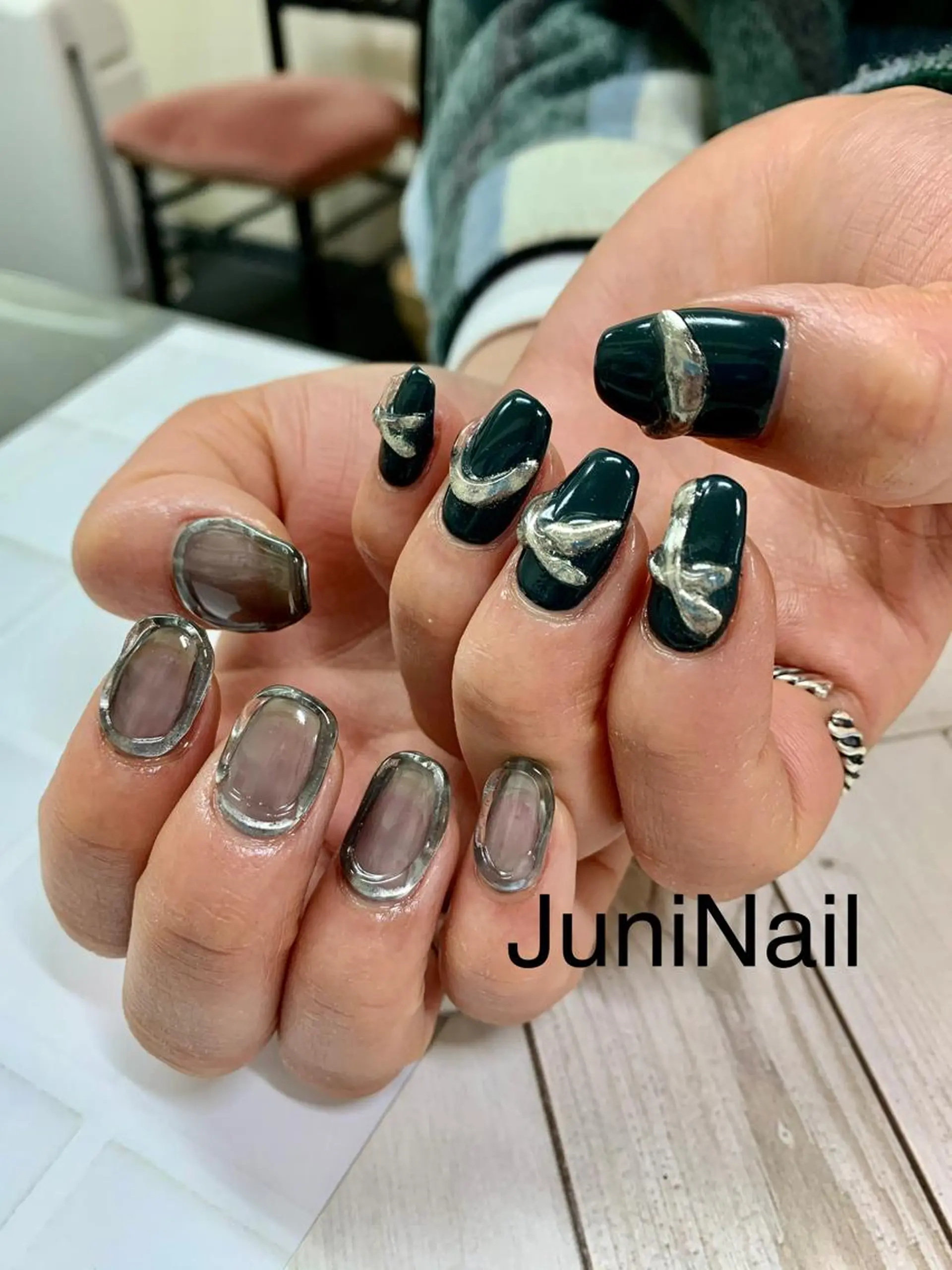 ネイル ハンドネイル JuniNail 주니네일🇰🇷suのネイルデザイン