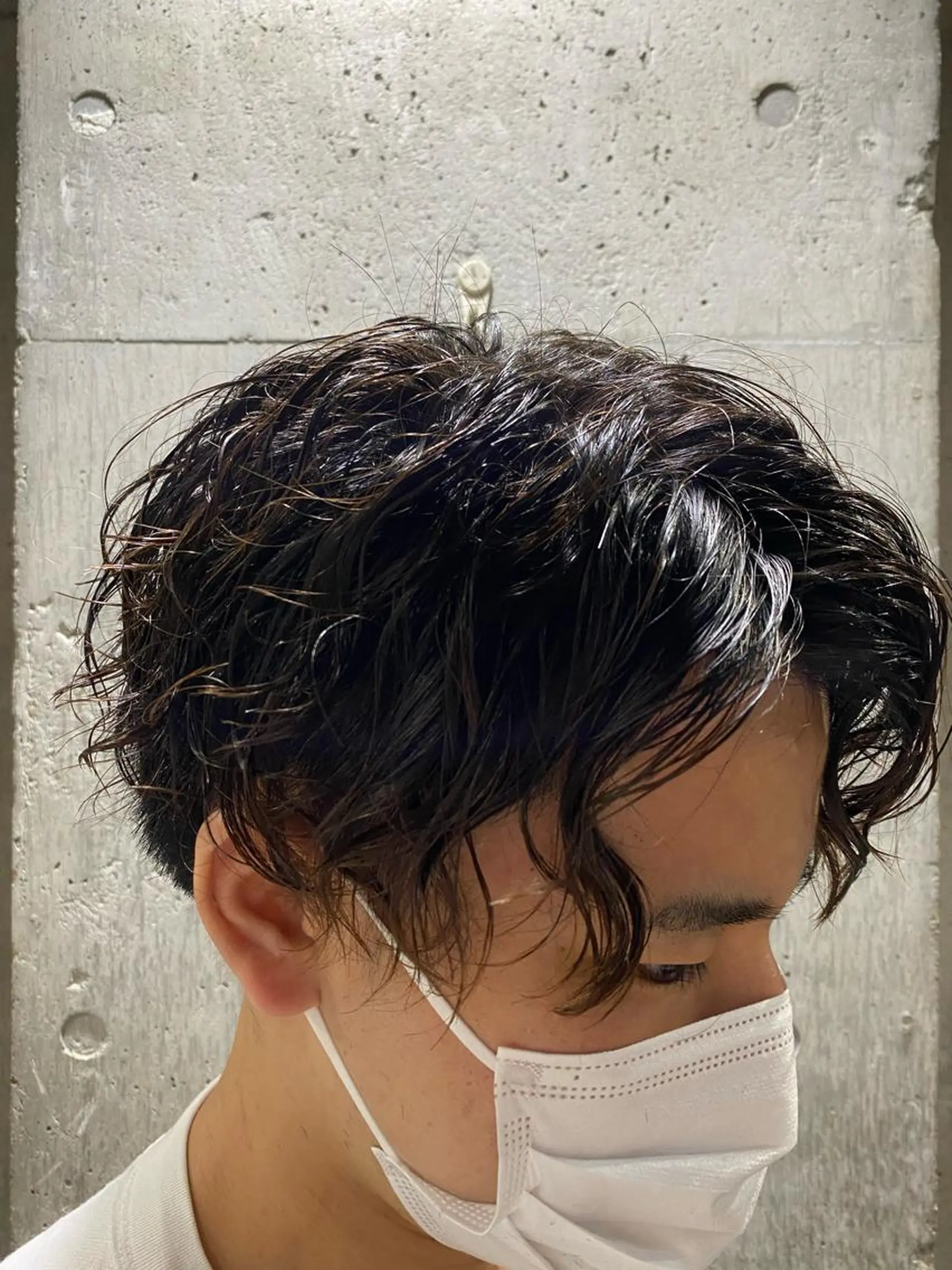 パーマ メンズ カット パーマ ヘアセット メンズブリーチカラー /パーマ ごーた立川のヘアスタイル