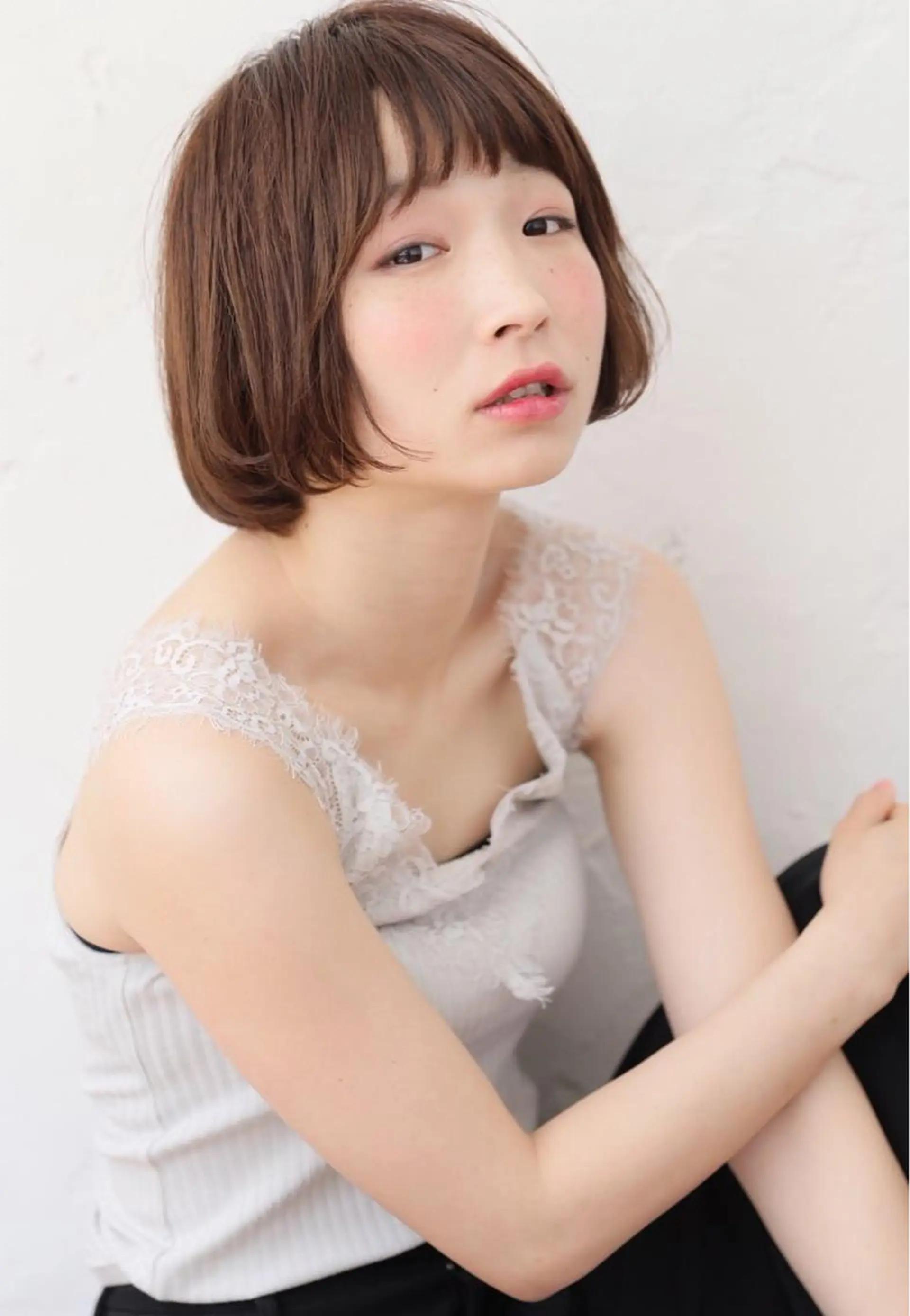 ショート 顔周りカット 近藤 麻紀のヘアスタイル