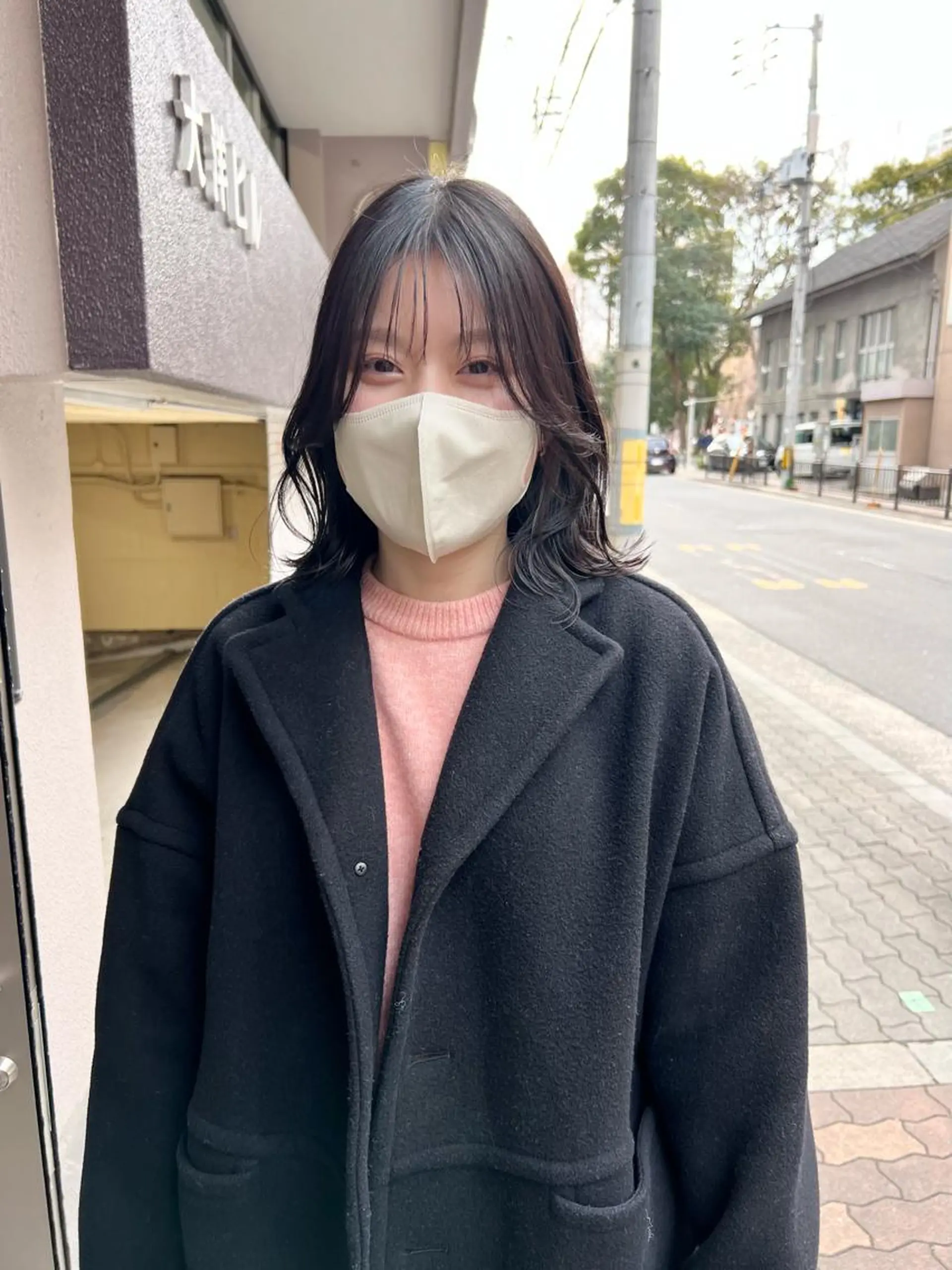 ミディアム カラー カット 樫原裕二 /柔らかいカラーのヘアスタイル