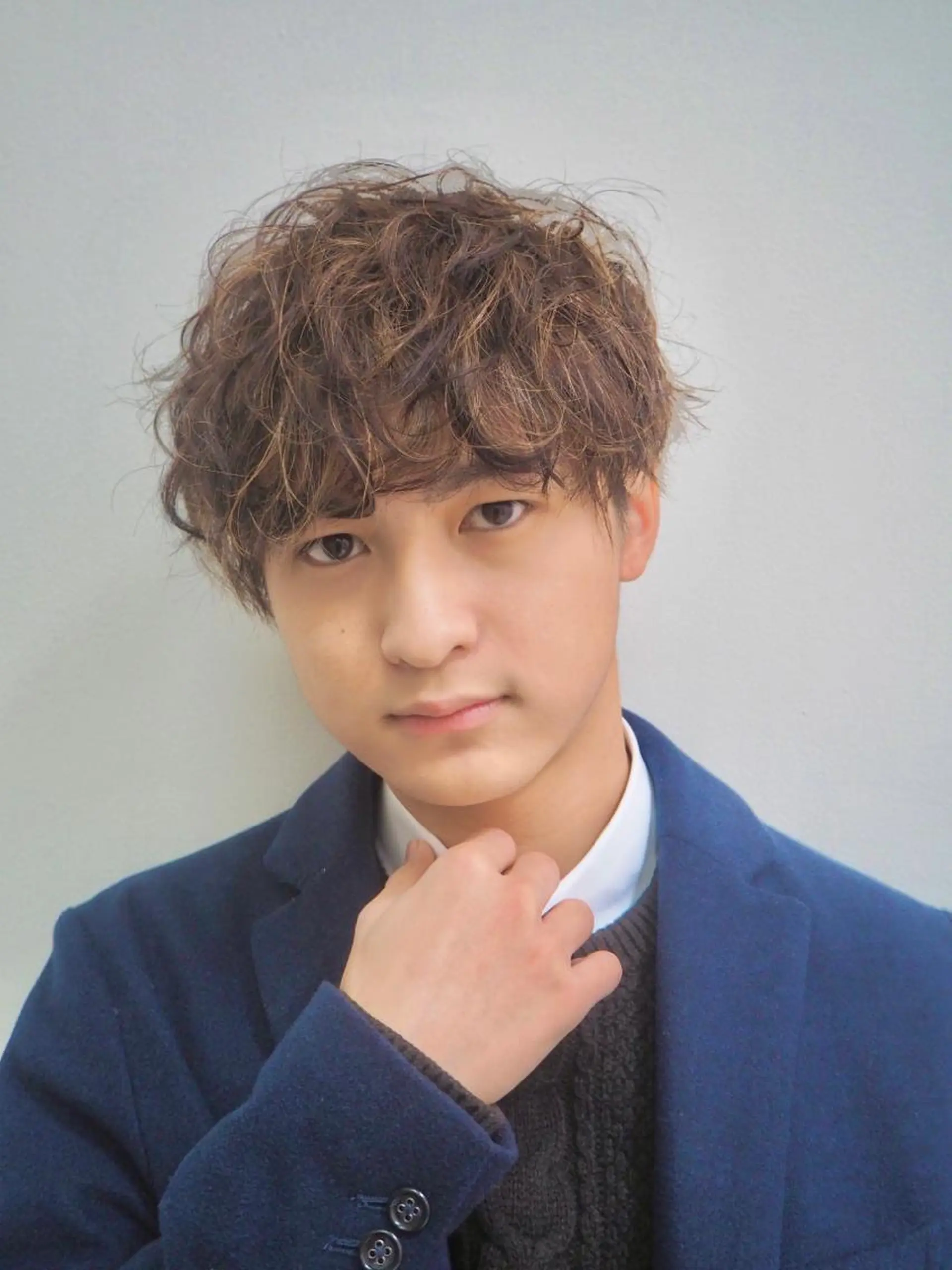 メンズ 波巻き/ツイスパ ⭐️岡安のヘアスタイル