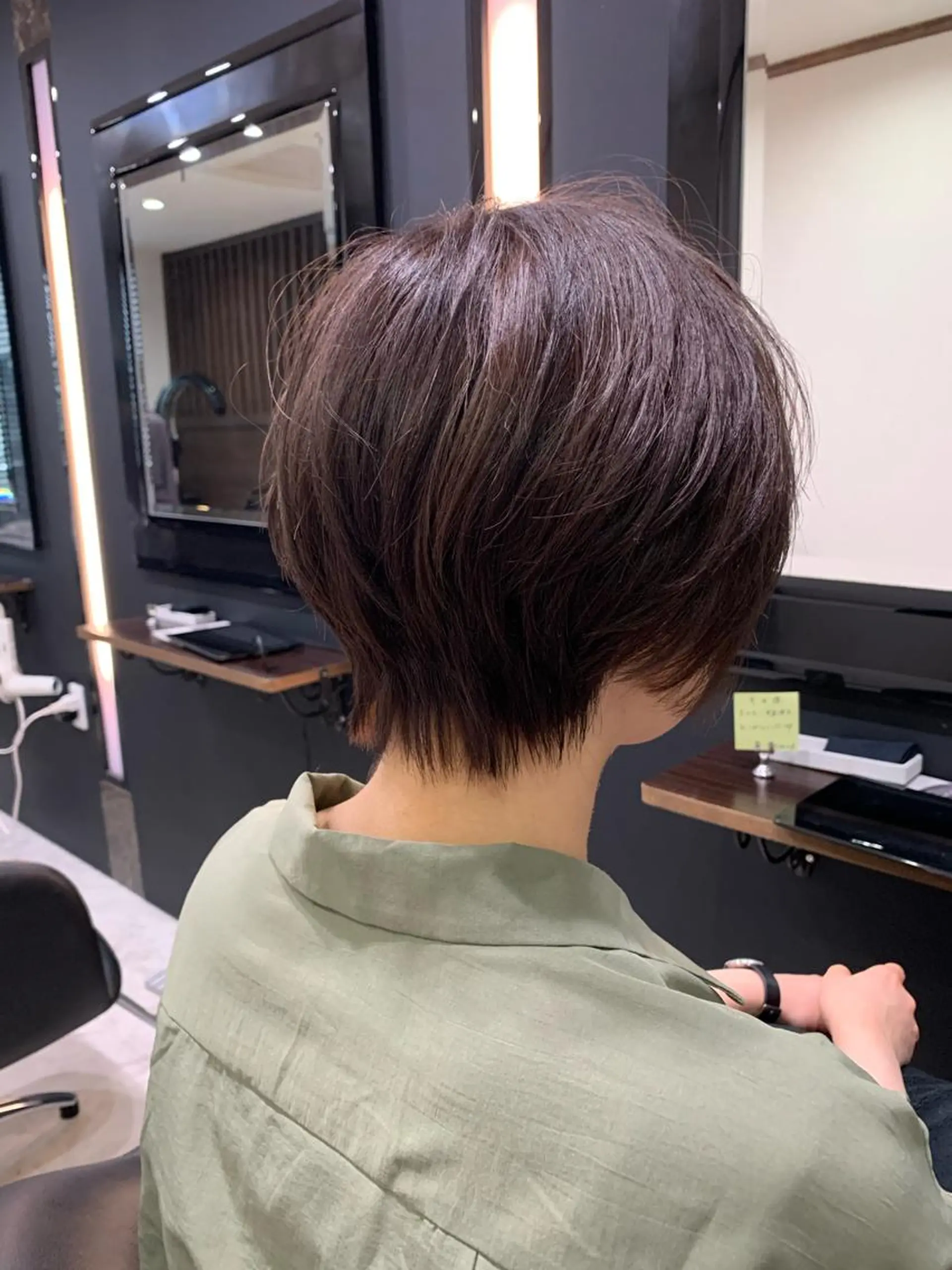 ショート カラー ショートヘア GINZA CAMINOIA 高崎所属・平山 達也のヘアスタイル