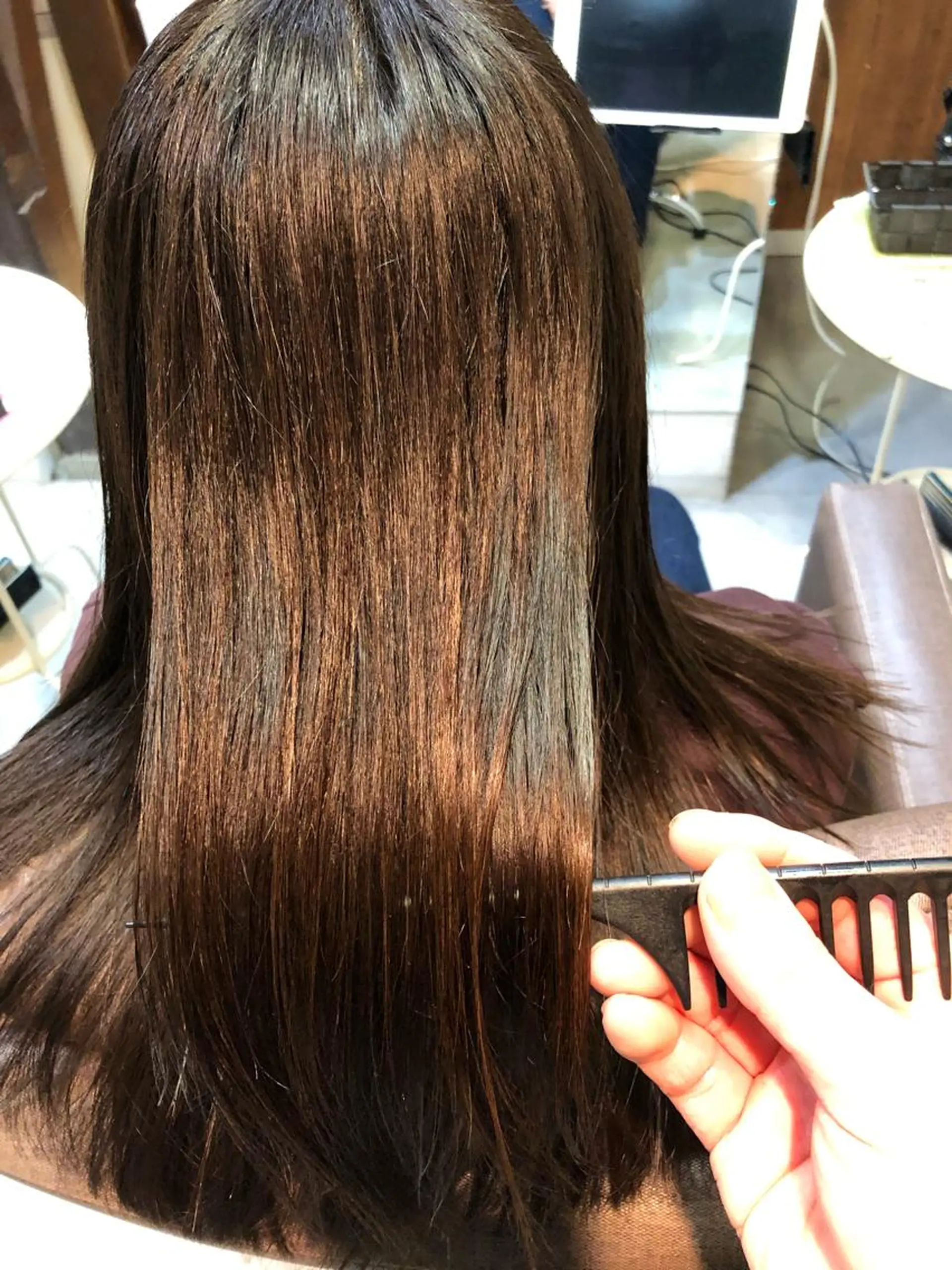 ロング くせ毛 酸性ストレート 木村 幸浩のヘアスタイル