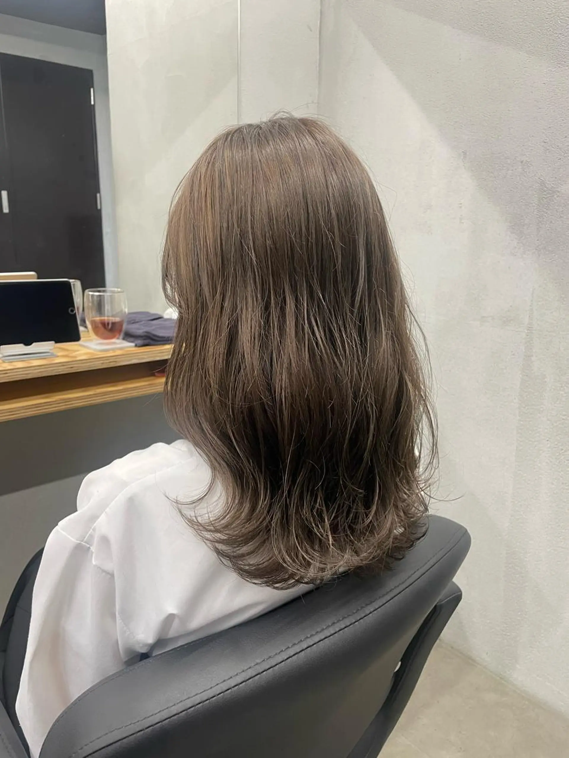 セミロング カット ヘアカラー トリートメント ひより ／Nのヘアスタイル