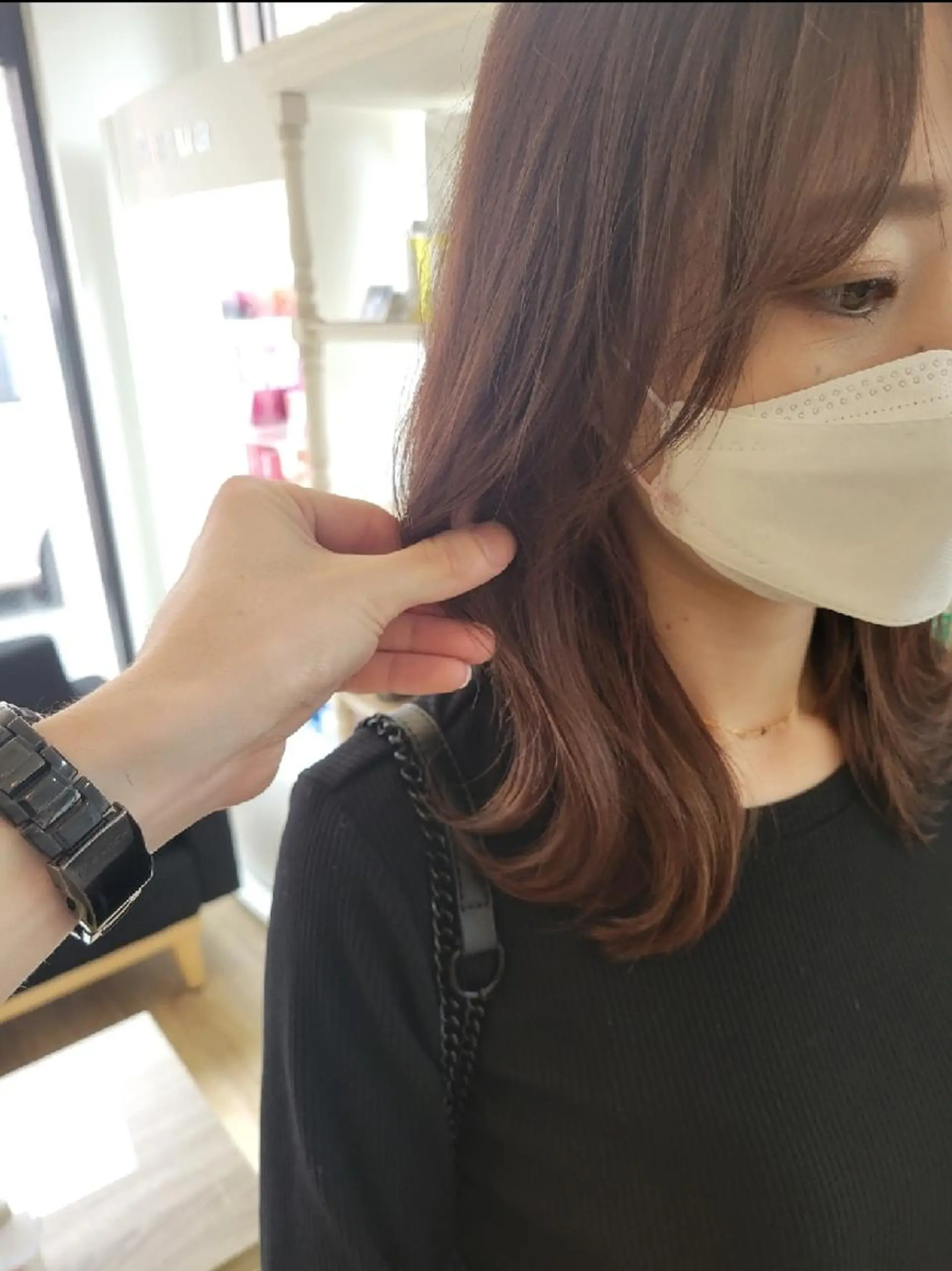 ミディアム カラー カット ヘアカラー トリートメント レイヤー/ショート /山田譲治✂️のヘアスタイル