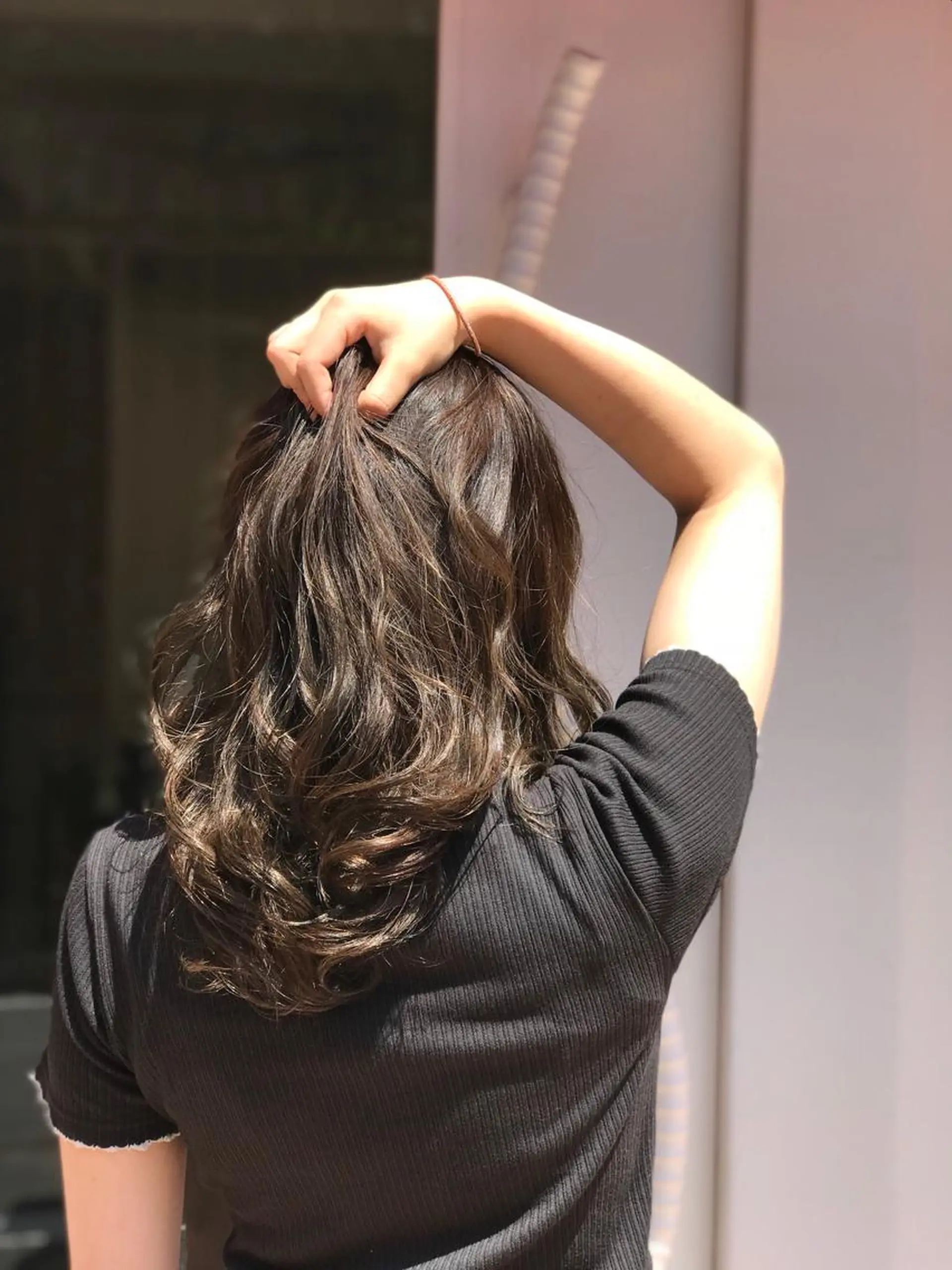 セミロング ヘアカラー Selene hair OSAKAのヘアスタイル
