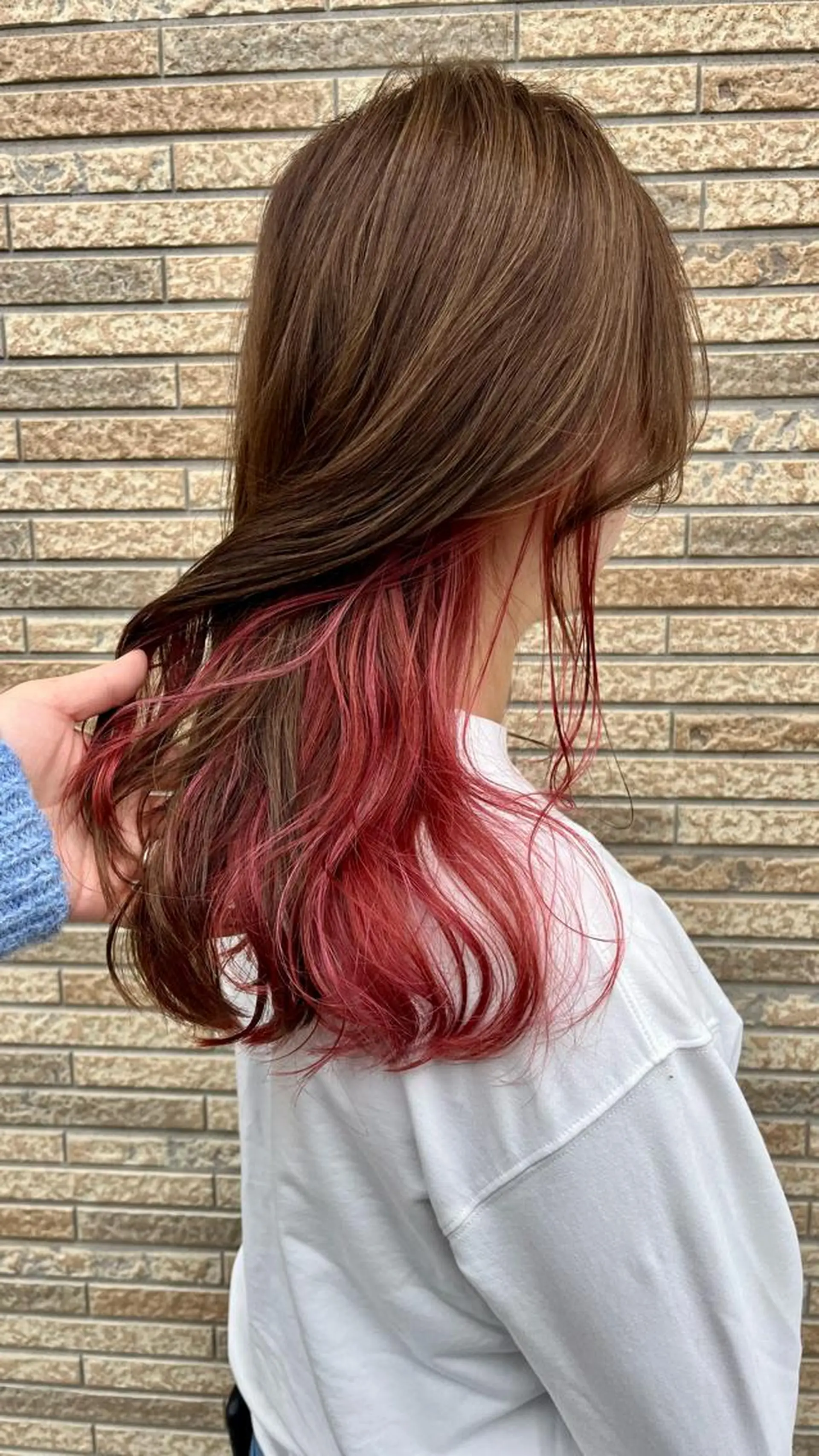 セミロング カラー BRIDGE HAIR所属・reika 🩰のヘアスタイル