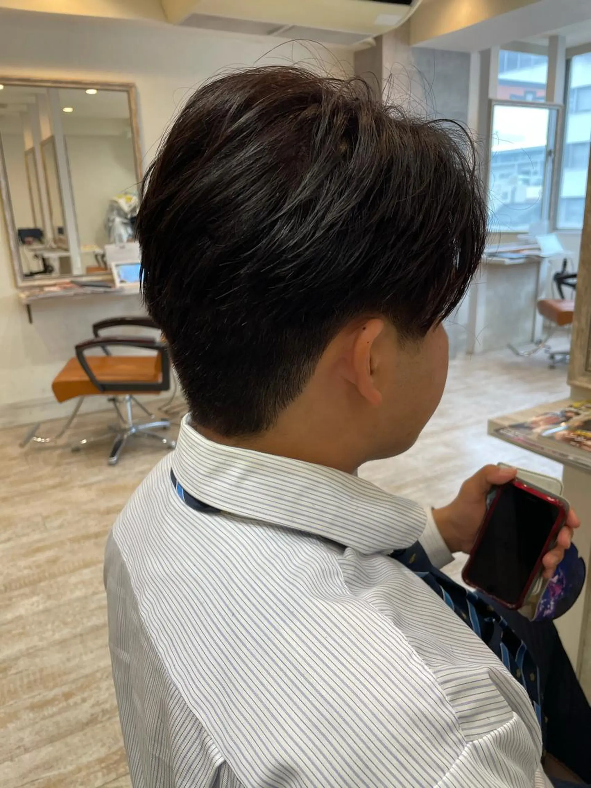 カラー メンズ カット ヘアカラー Agu hair verse所属・小顔/似合わせカット 杉山莉菜のヘアスタイル