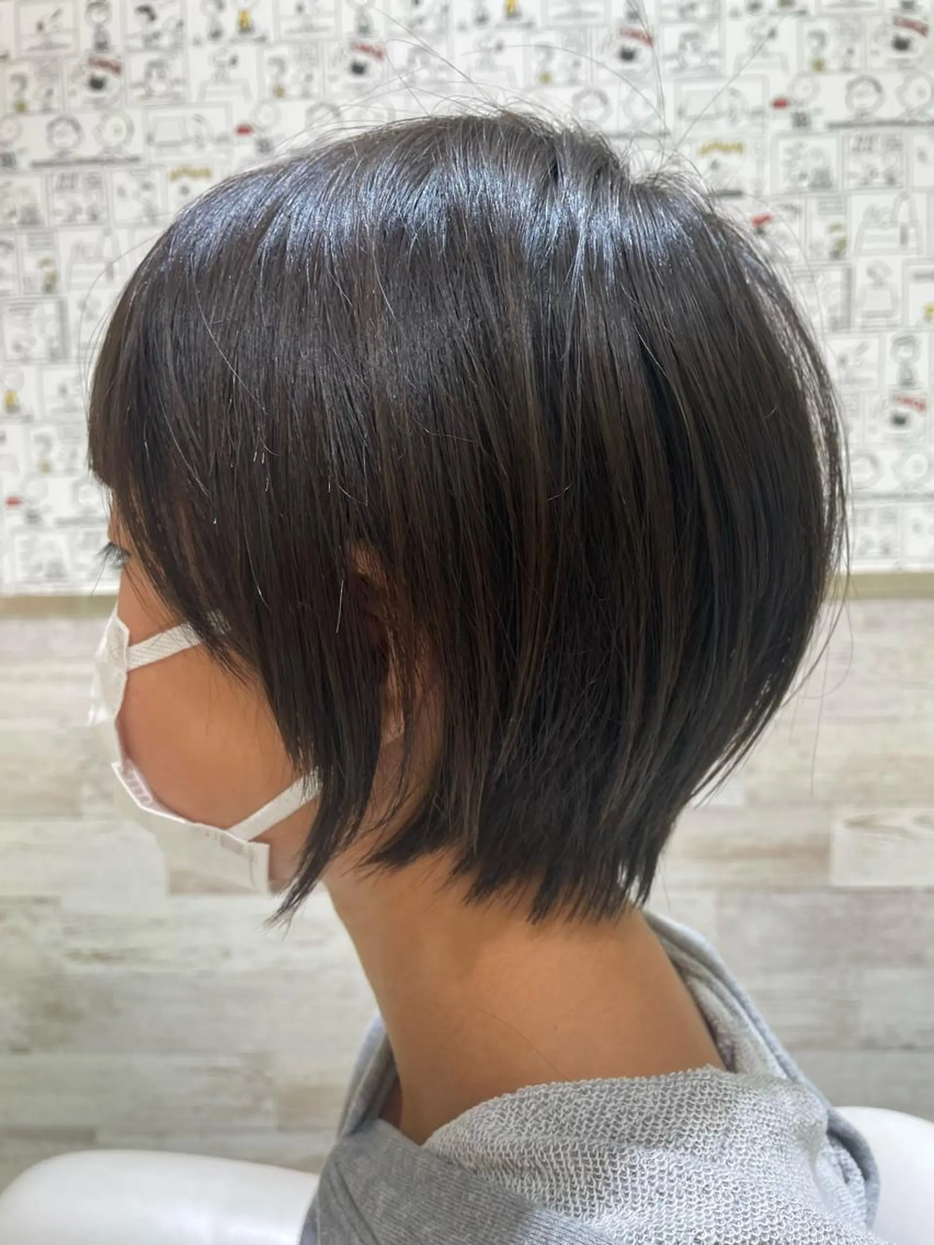 ショート ショートヘア 荒木 理緒のヘアスタイル