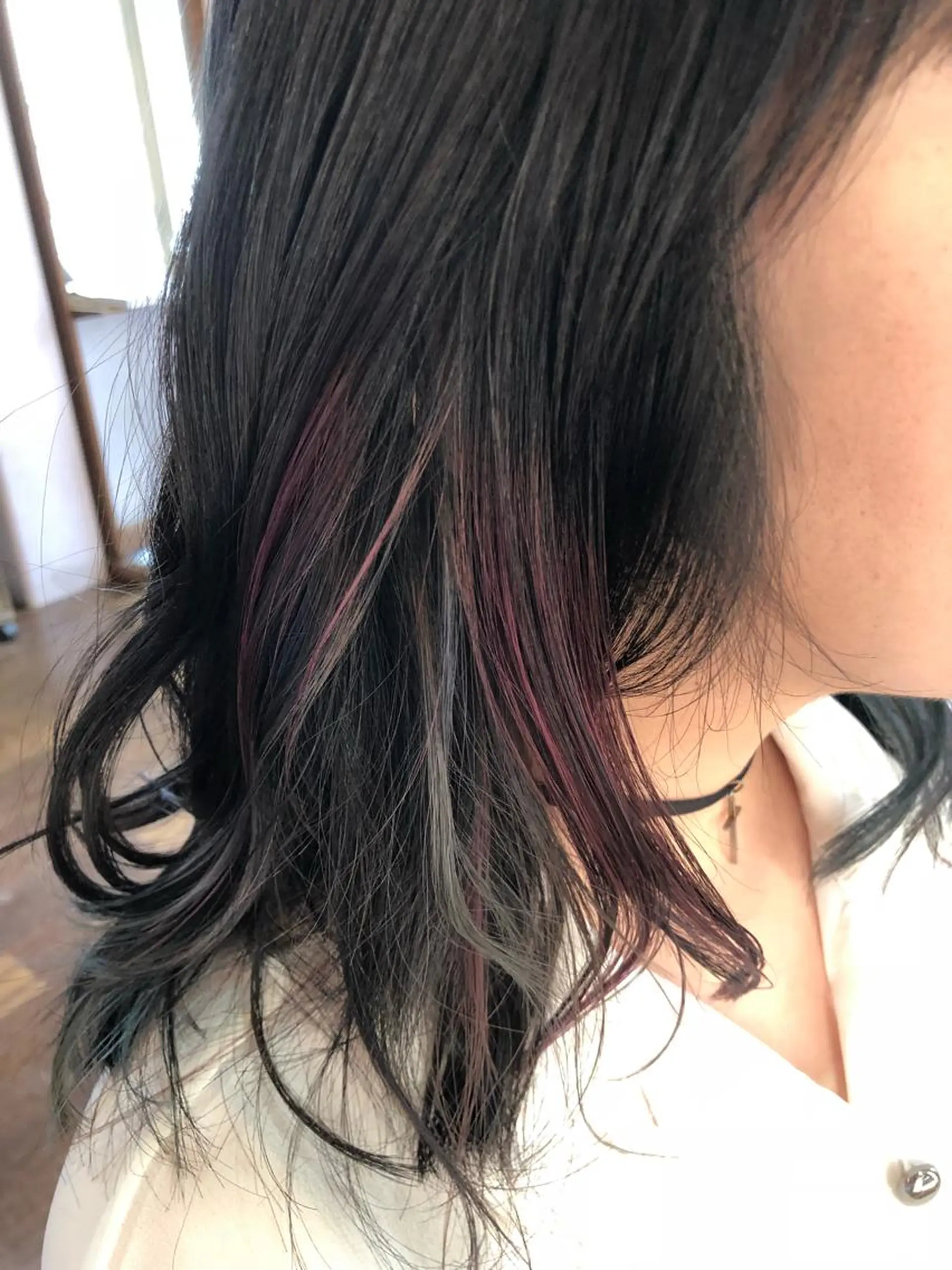 ミディアム カラー ブルーカラー ピンクカラー 原宿サロン代表 デザインカラー伊藤卓のヘアスタイル