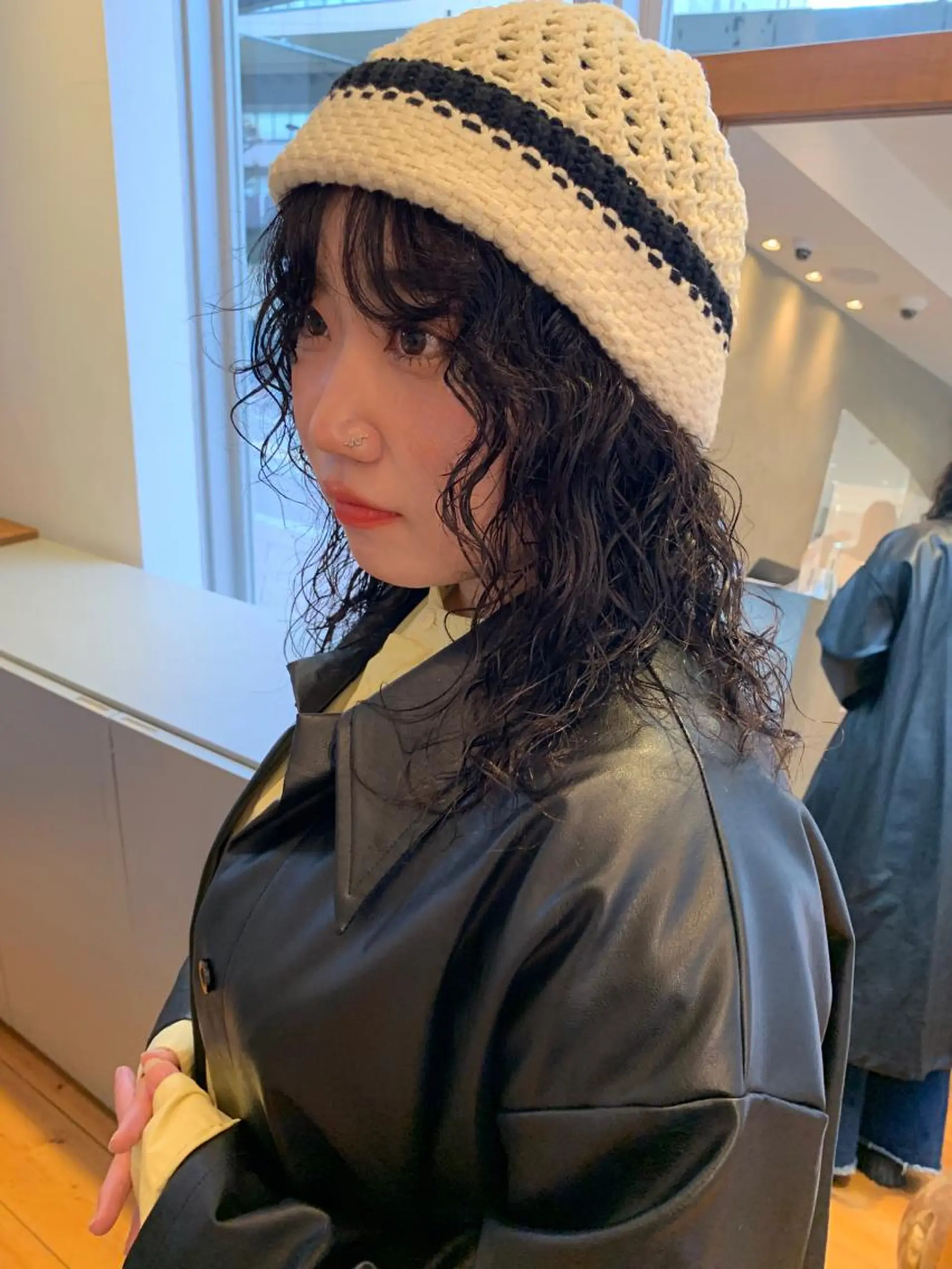 パーマ カット パーマ トリートメント ハイトーン/顔まわり レイヤー/YUKAのヘアスタイル