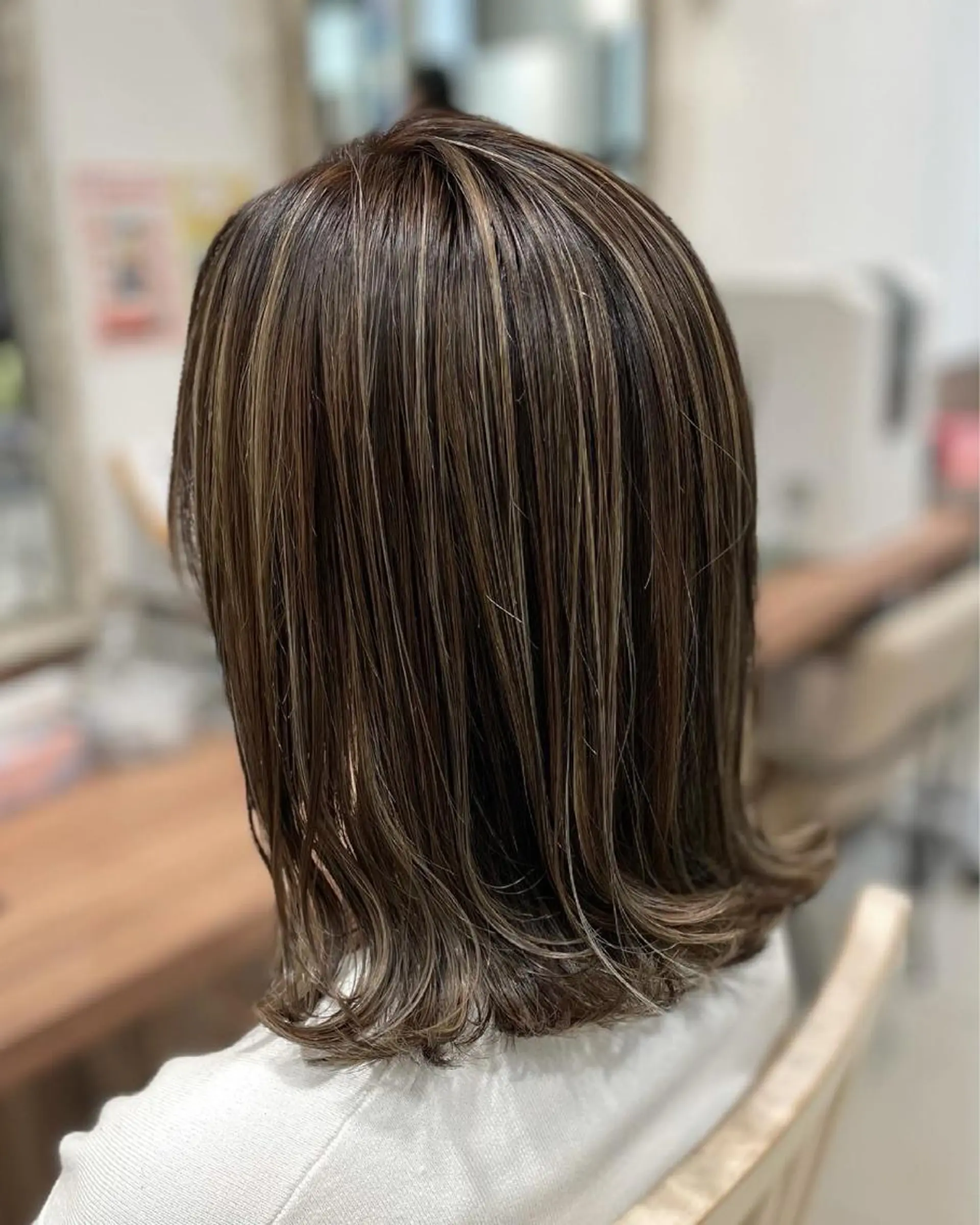 ミディアム カラー 井上 武輝のヘアスタイル