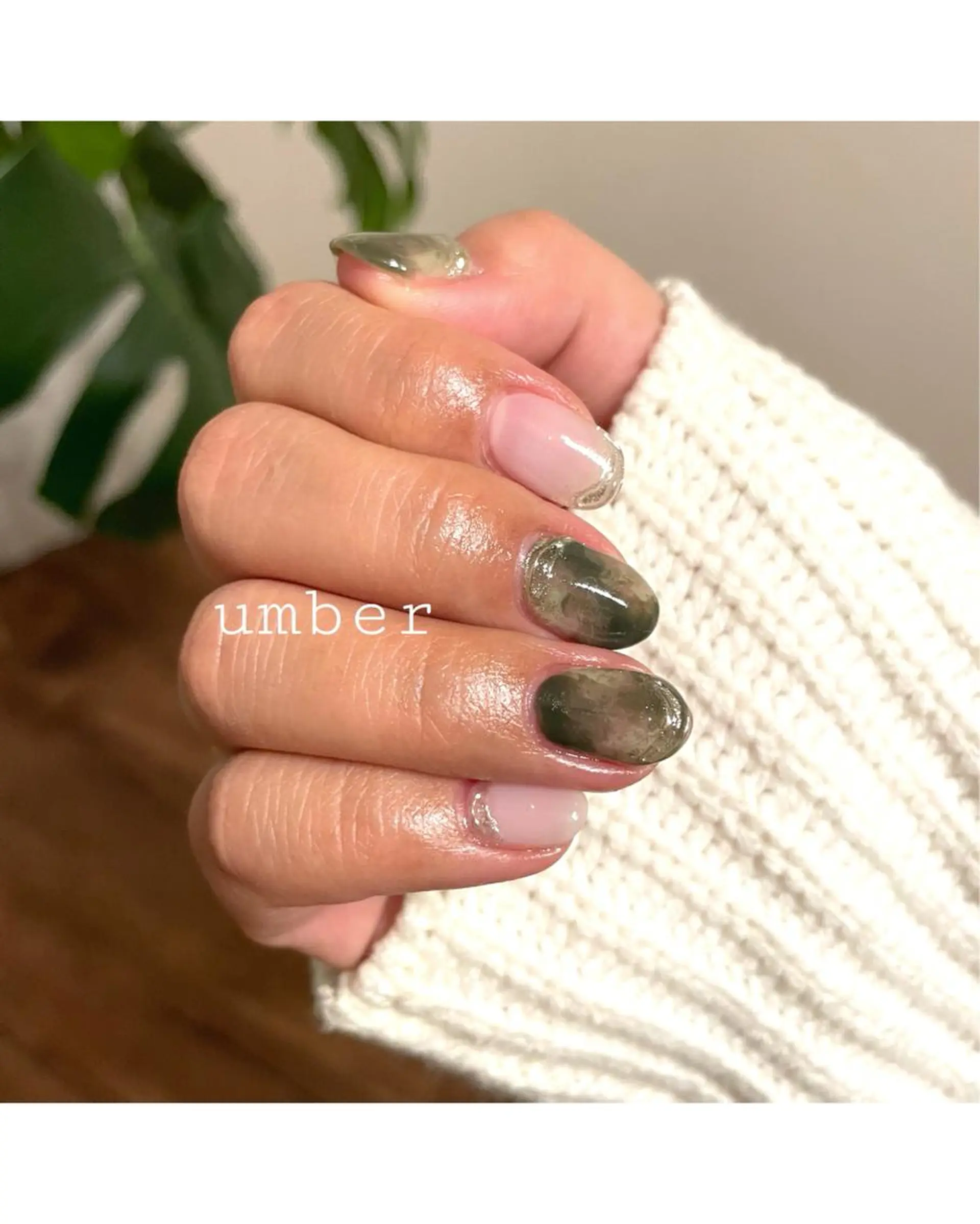 ネイル クリアネイル フットネイル フレンチネイル マグネットネイル メンズネイル ハンドネイル umber 三茶1分のネイルデザイン