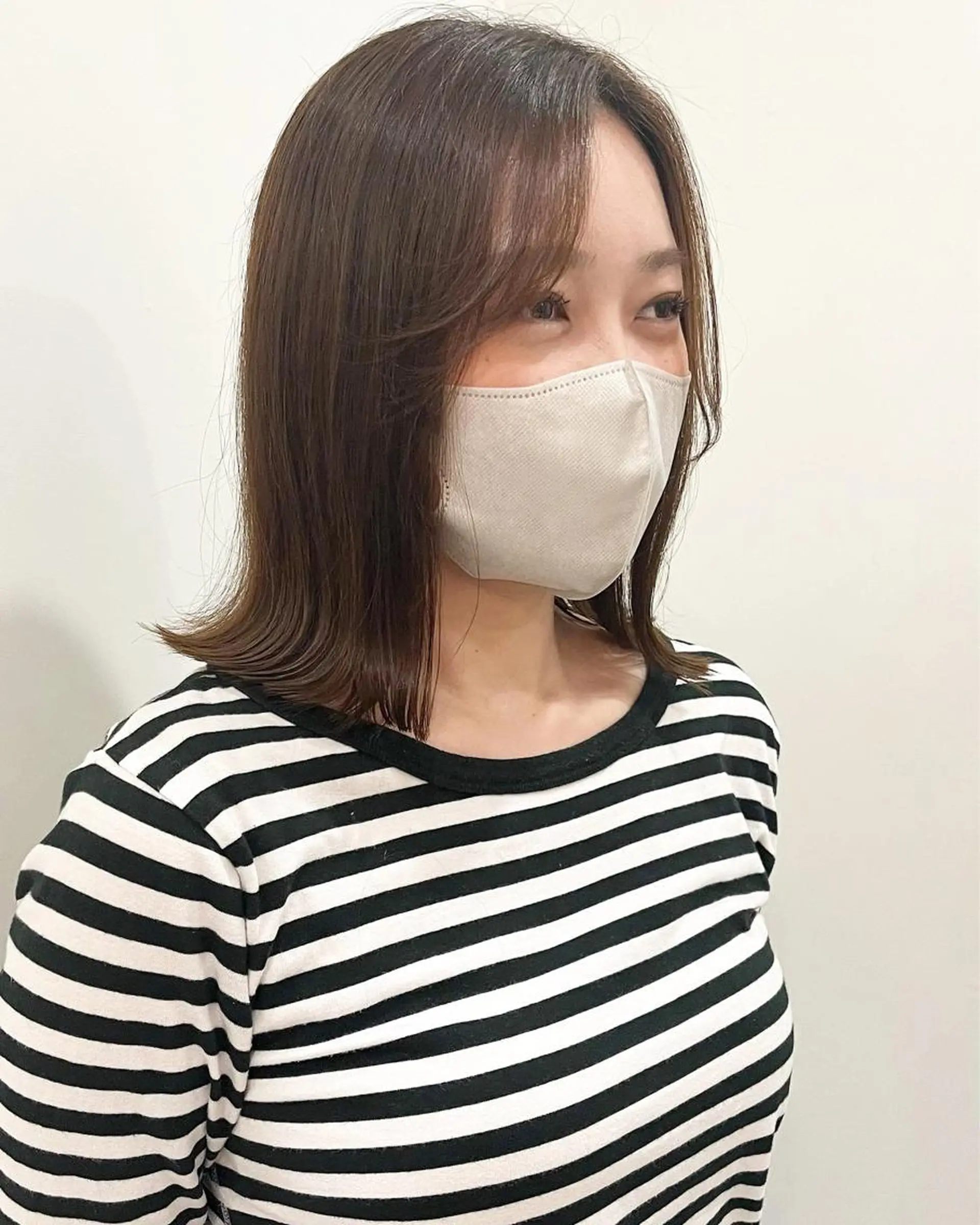 ミディアム ボブ ボブ／ミニボブ／ akaneのヘアスタイル